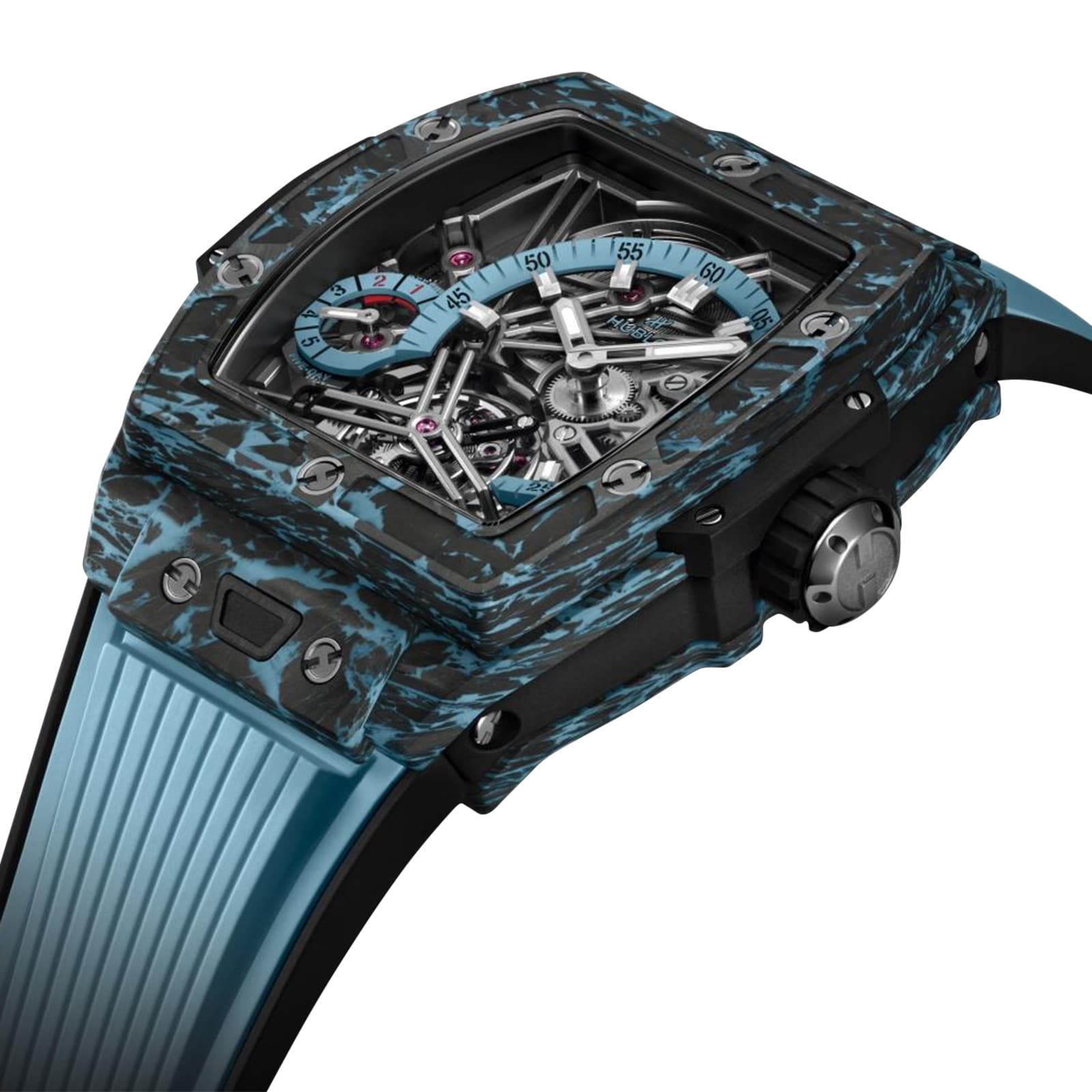 Hublot Spirit Of Big Bang 42mm Carbon Fibre Automatic Skeleton Watch - Image 4