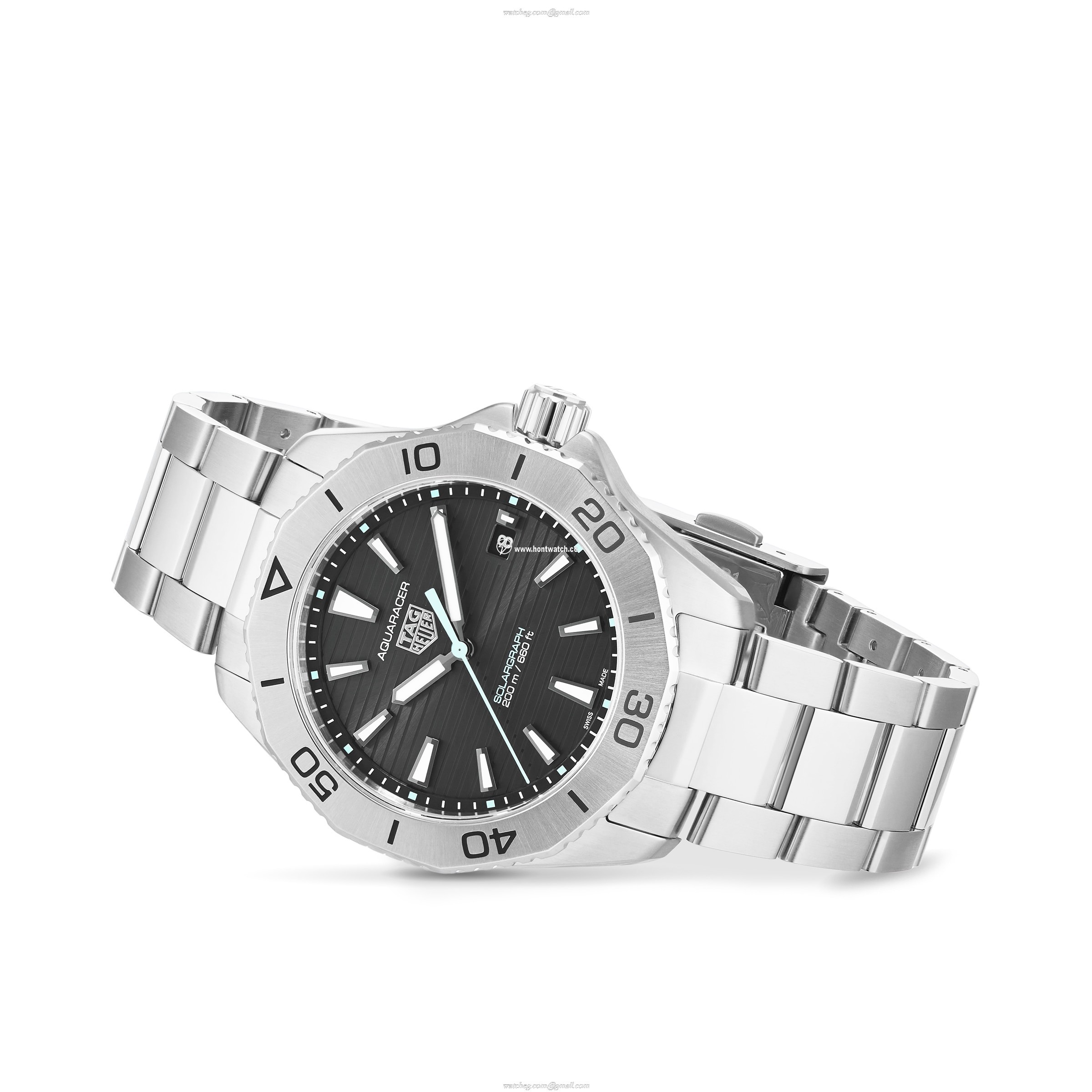 TAG Heuer Aquaracer WBP1114 Solar Black | 40mm Stainless Steel Watch - Image 2