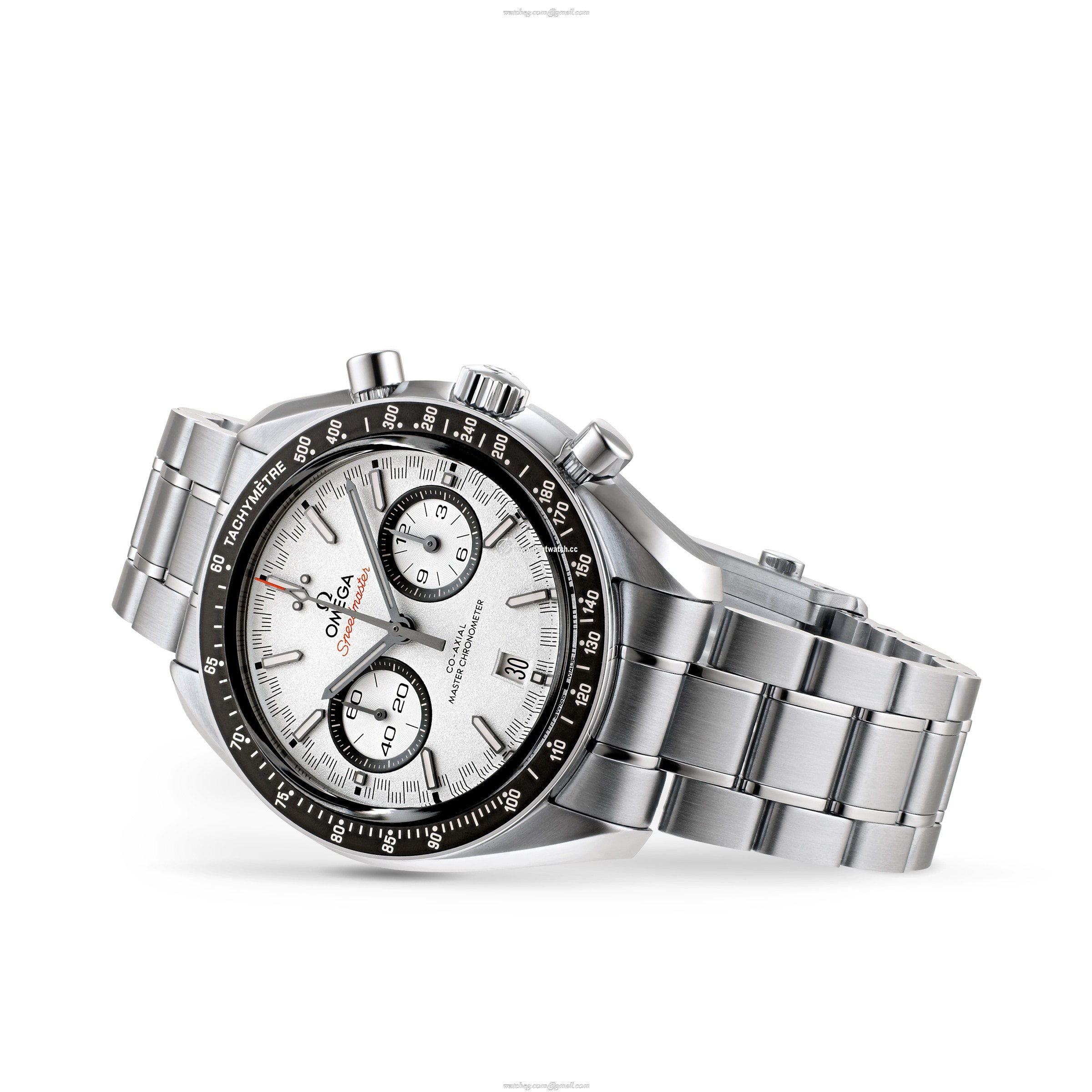 Omega Speedmaster Replica - 44mm Stainless Steel Automatic White Dial Watch - Image 2