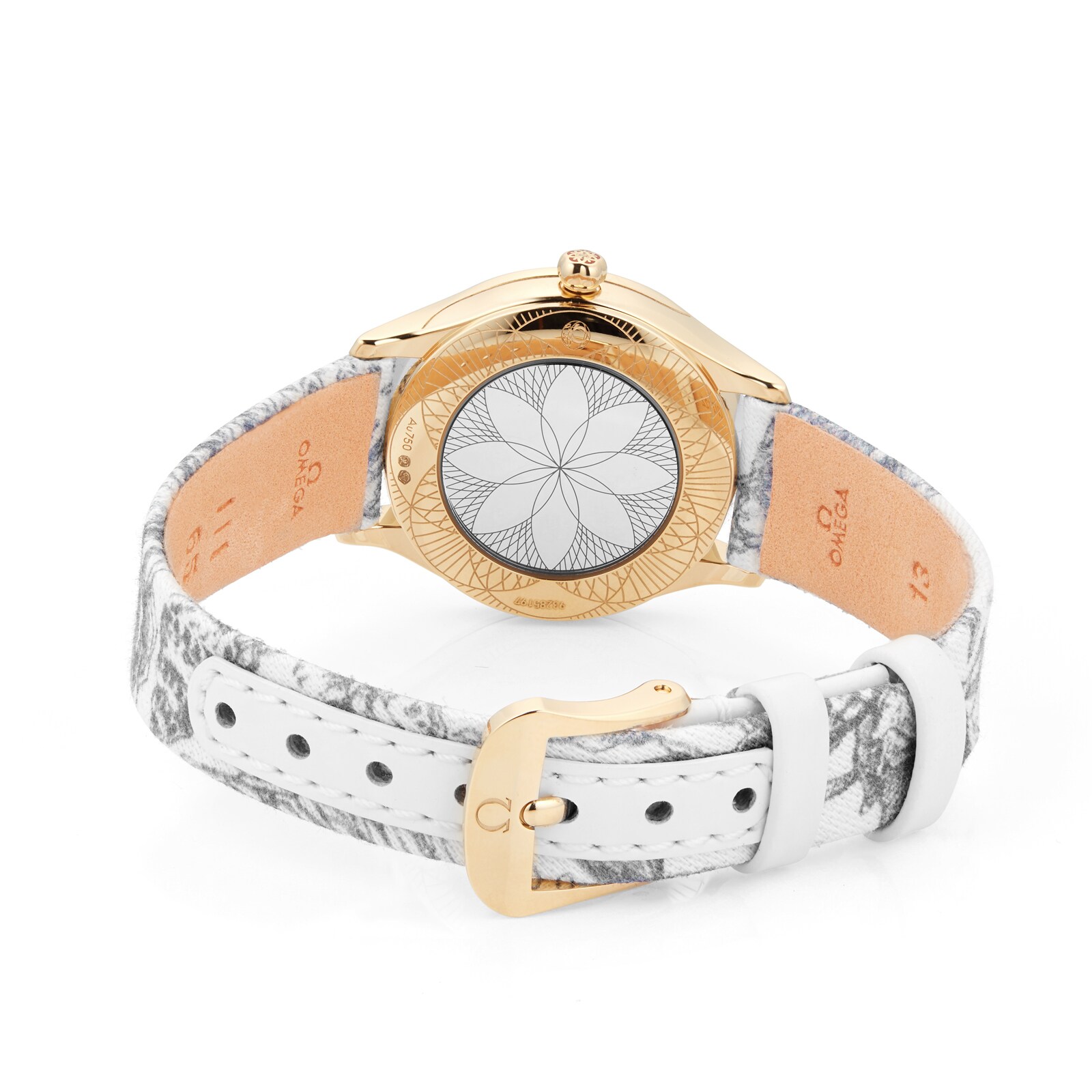 Omega De Ville Tresor 26mm 18ct Gold Quartz Watch - White Dial & Roman Numerals - Image 4