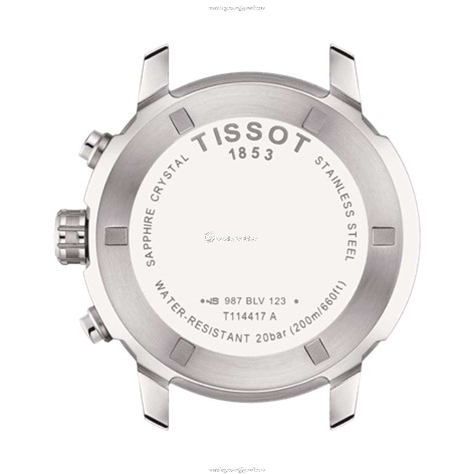 Tissot T-Sport PRC 200 Chronograph - 42mm Black Dial - Stainless Steel & Rubber - Image 2