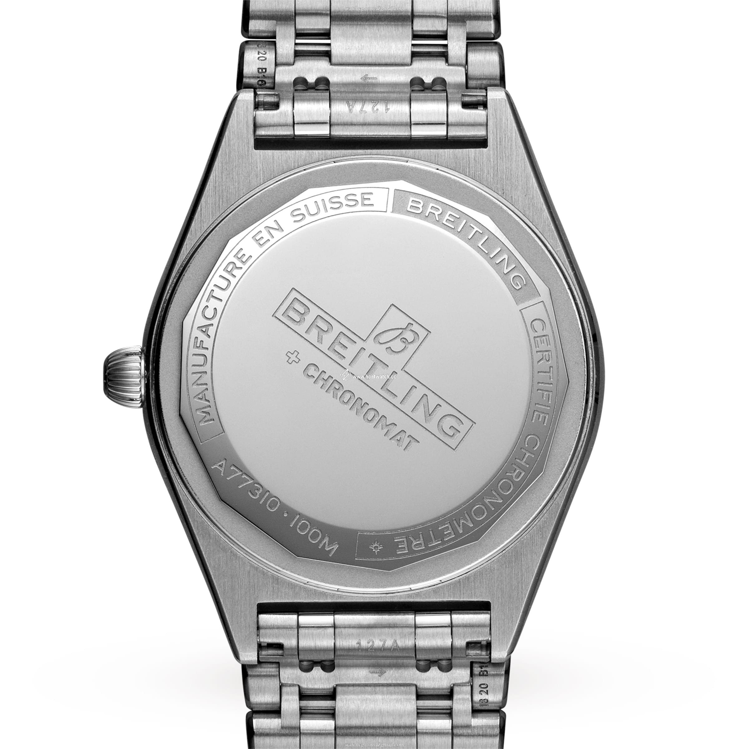 Breitling Chronomat 32mm Silver Dial Replica Watch - Stainless Steel Quartz - Image 2
