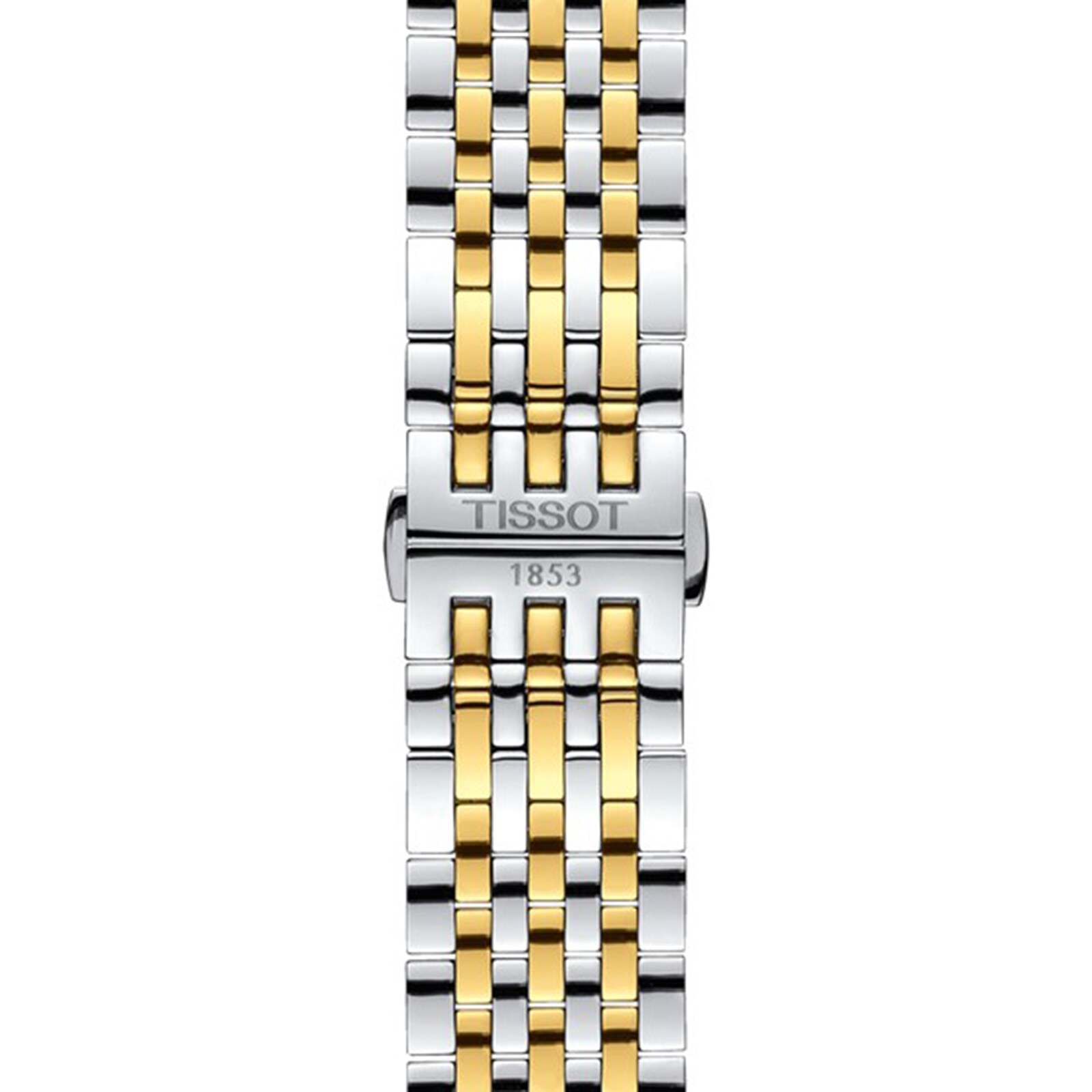 Tissot T-Classic Automatic Silver Watch - 40mm Stainless Steel & Gold - Image 3