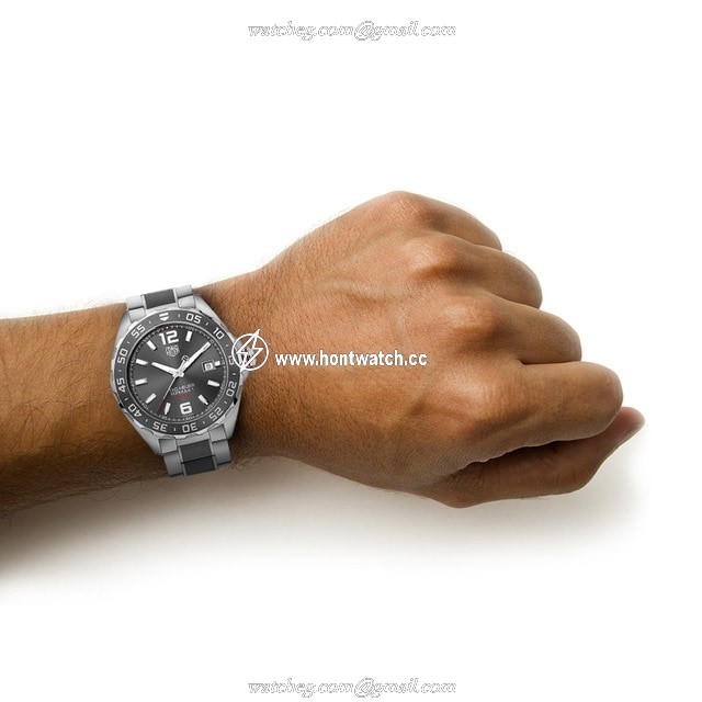 TAG Heuer Formula 1 Automatic Watch - 43mm Black Dial & Stainless Steel - Image 2