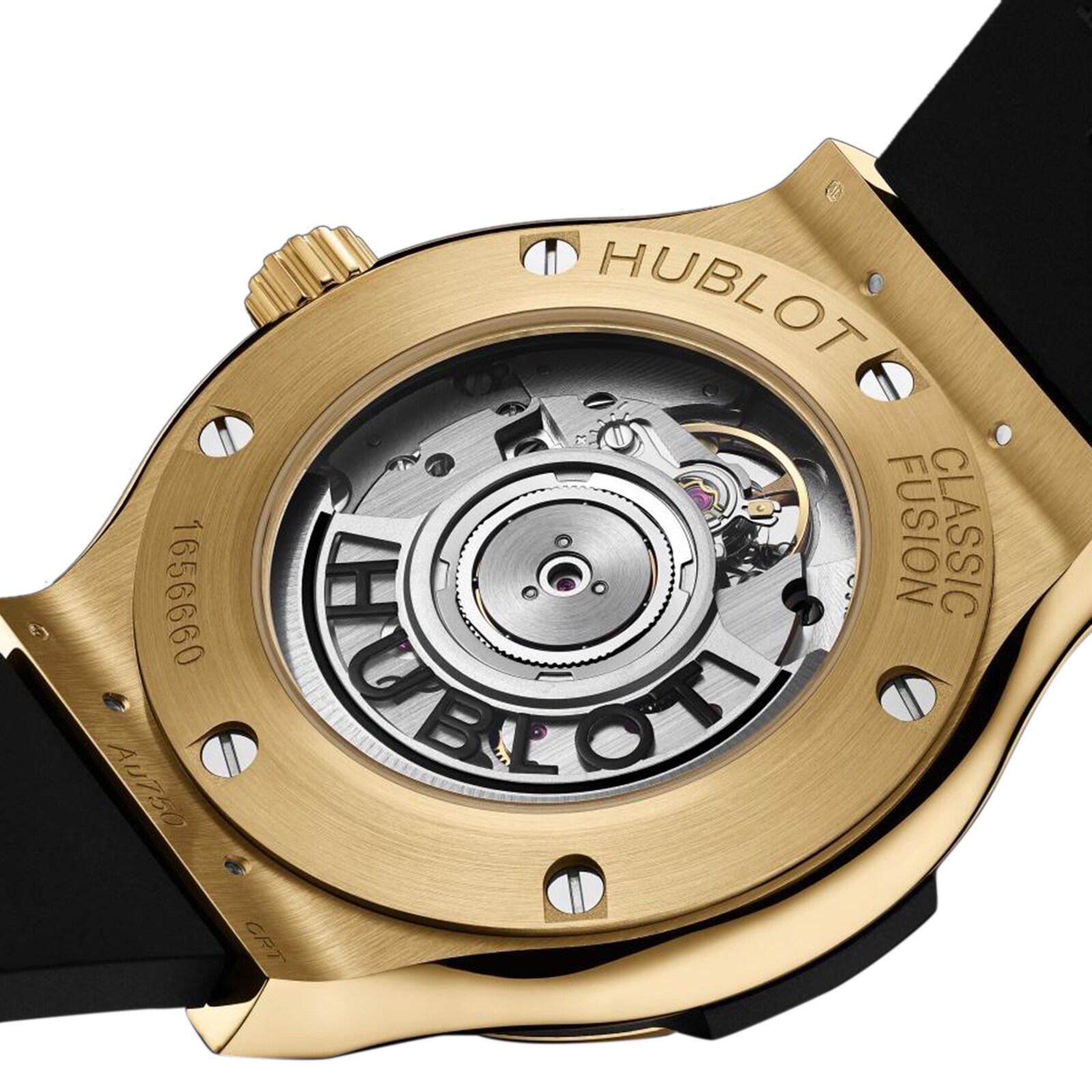 Hublot Classic Fusion 38mm 14K Gold Automatic Watch - Black Dial - Image 3