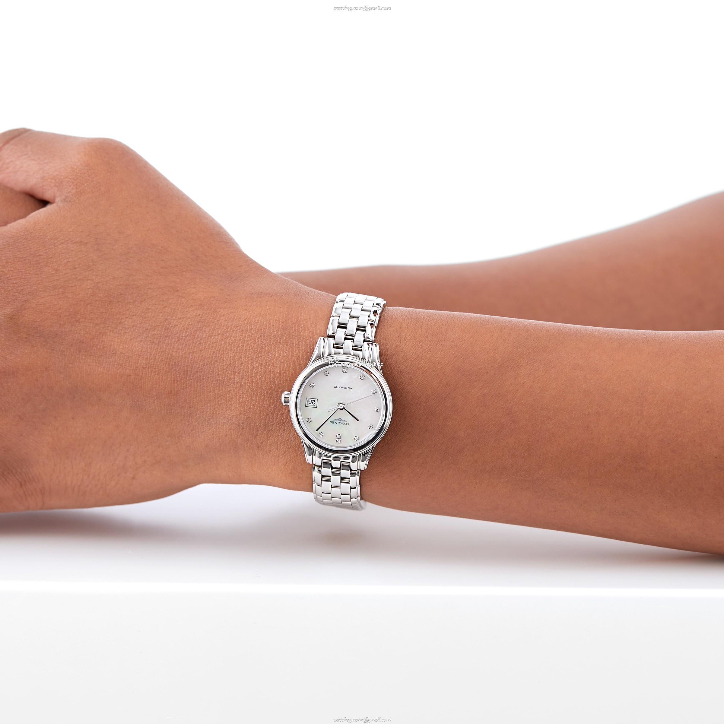 Longines Flagship L42744876 | 26mm Automatic Watch | Mother of Pearl Dial - Image 2