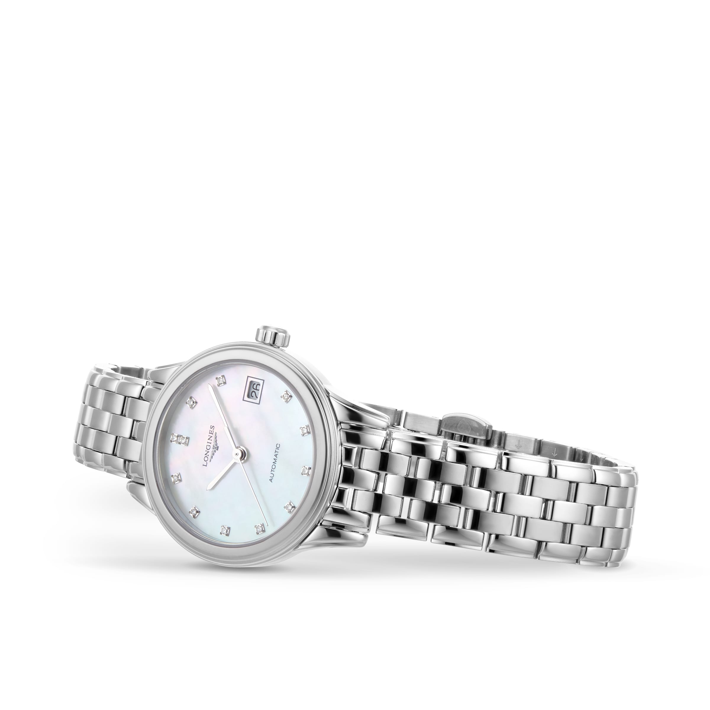 Longines Flagship L42744876 | 26mm Automatic Watch | Mother of Pearl Dial - Image 3