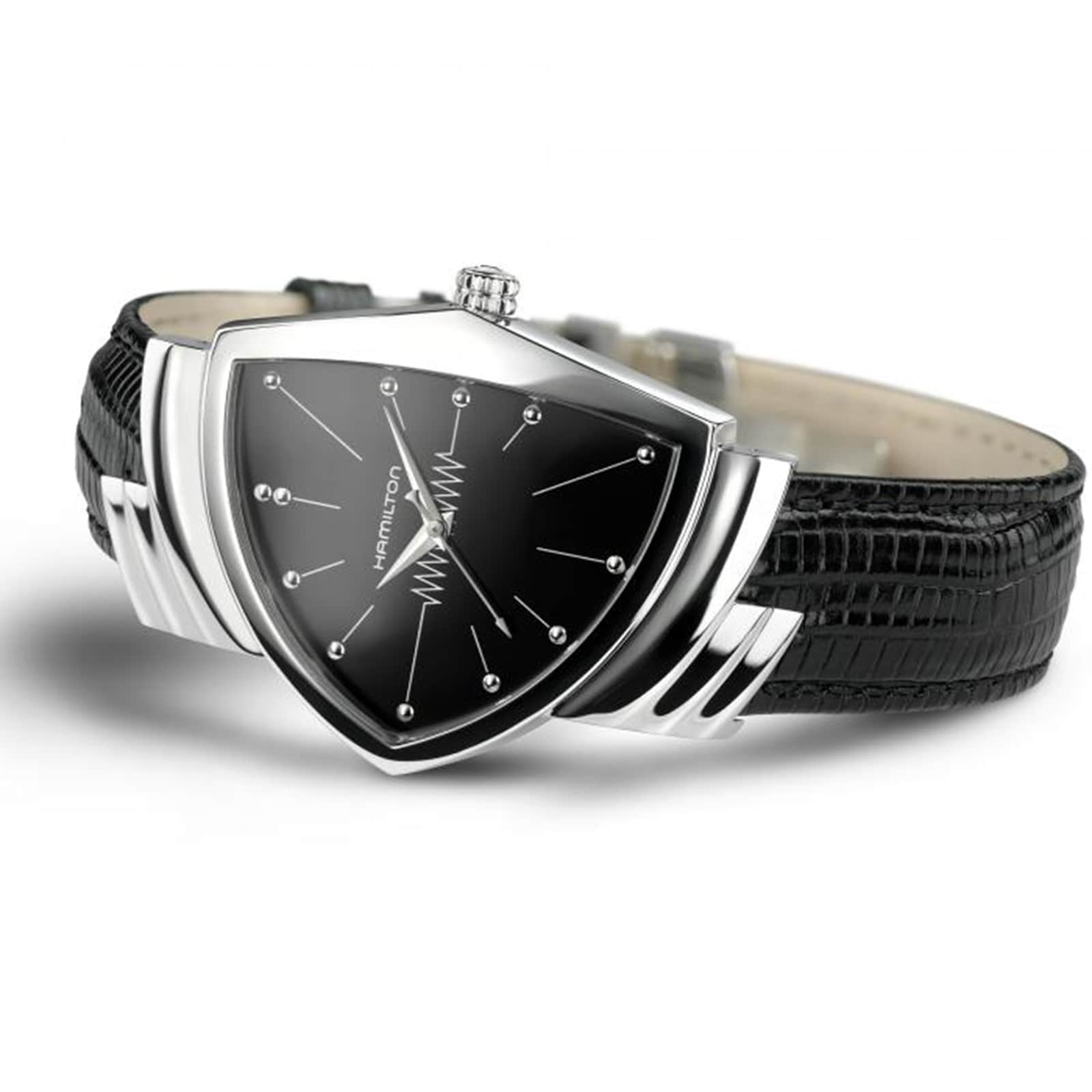 Hamilton Ventura H24411732 | Black Dial Stainless Steel Quartz Watch - Image 3