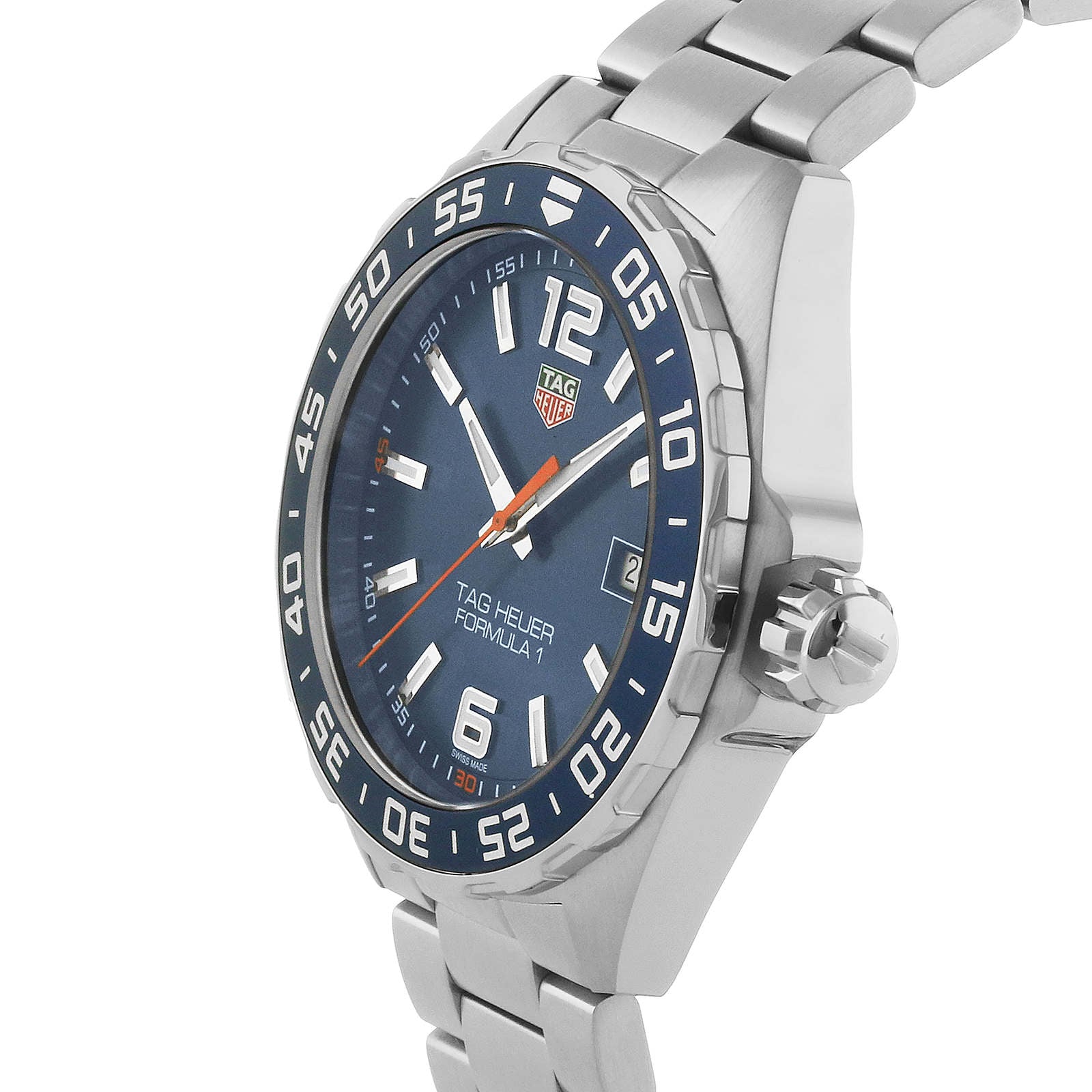 TAG Heuer Formula 1 WAZ1010 Blue Dial 43mm Quartz Watch - Stainless Steel - Image 3