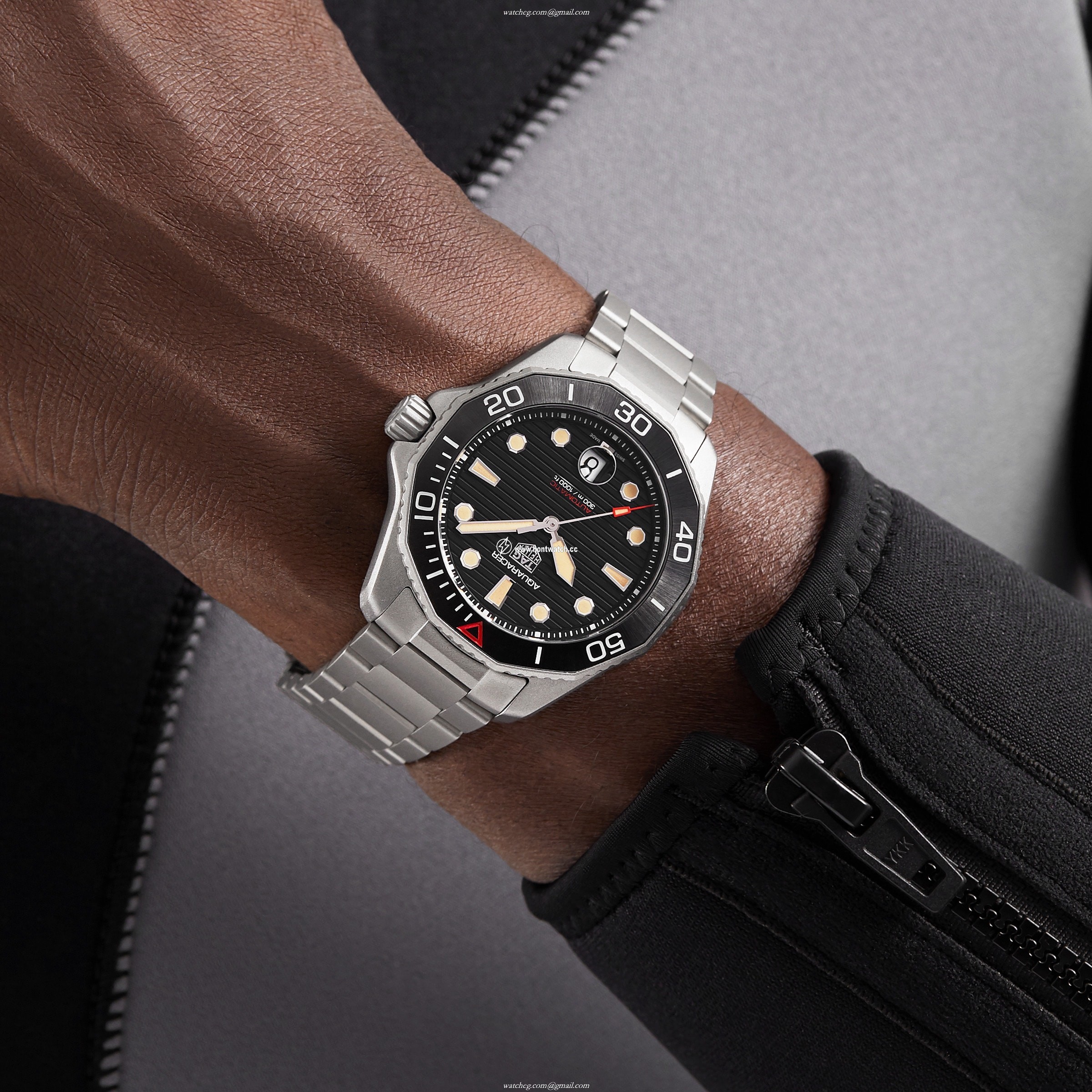 TAG Heuer Aquaracer Automatic Titanium Watch - 43mm Black Dial | 300M - Image 2