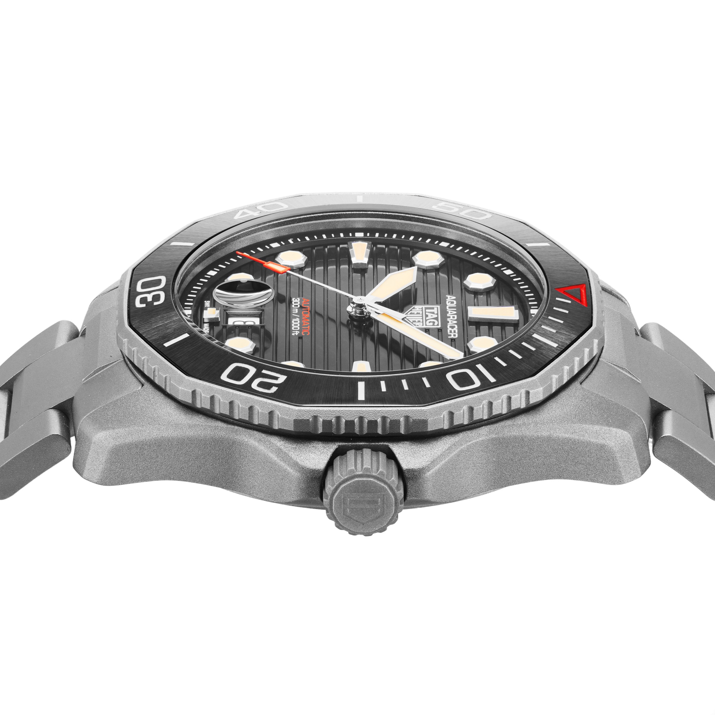 TAG Heuer Aquaracer Automatic Titanium Watch - 43mm Black Dial | 300M - Image 4