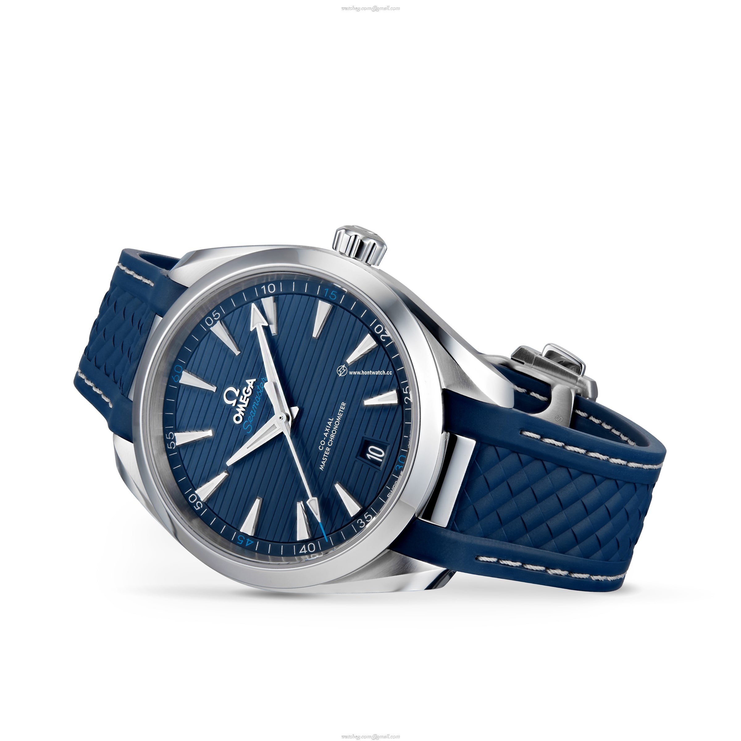 Omega Seamaster Aqua Terra 41mm Automatic Blue Dial Stainless Steel Watch - Image 2