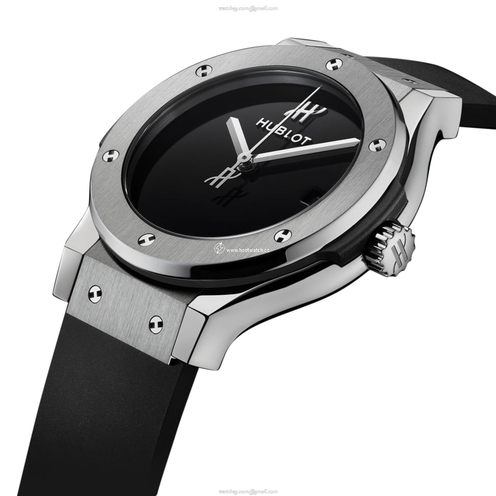 Hublot Classic Fusion Titanium Automatic Watch - 38mm Black Dial - Image 2