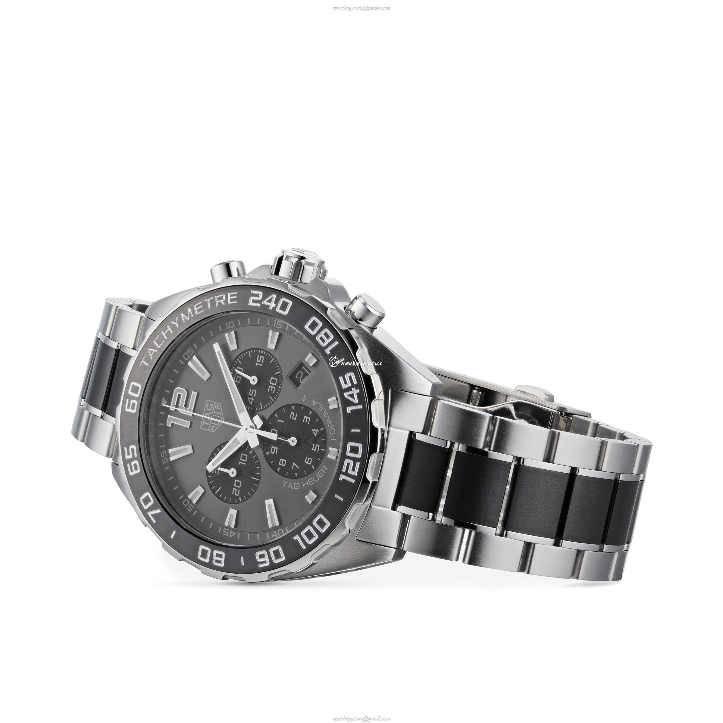 TAG Heuer Formula 1 CAZ1011 Quartz Watch - 43mm Black Dial - Stainless Steel - Image 2