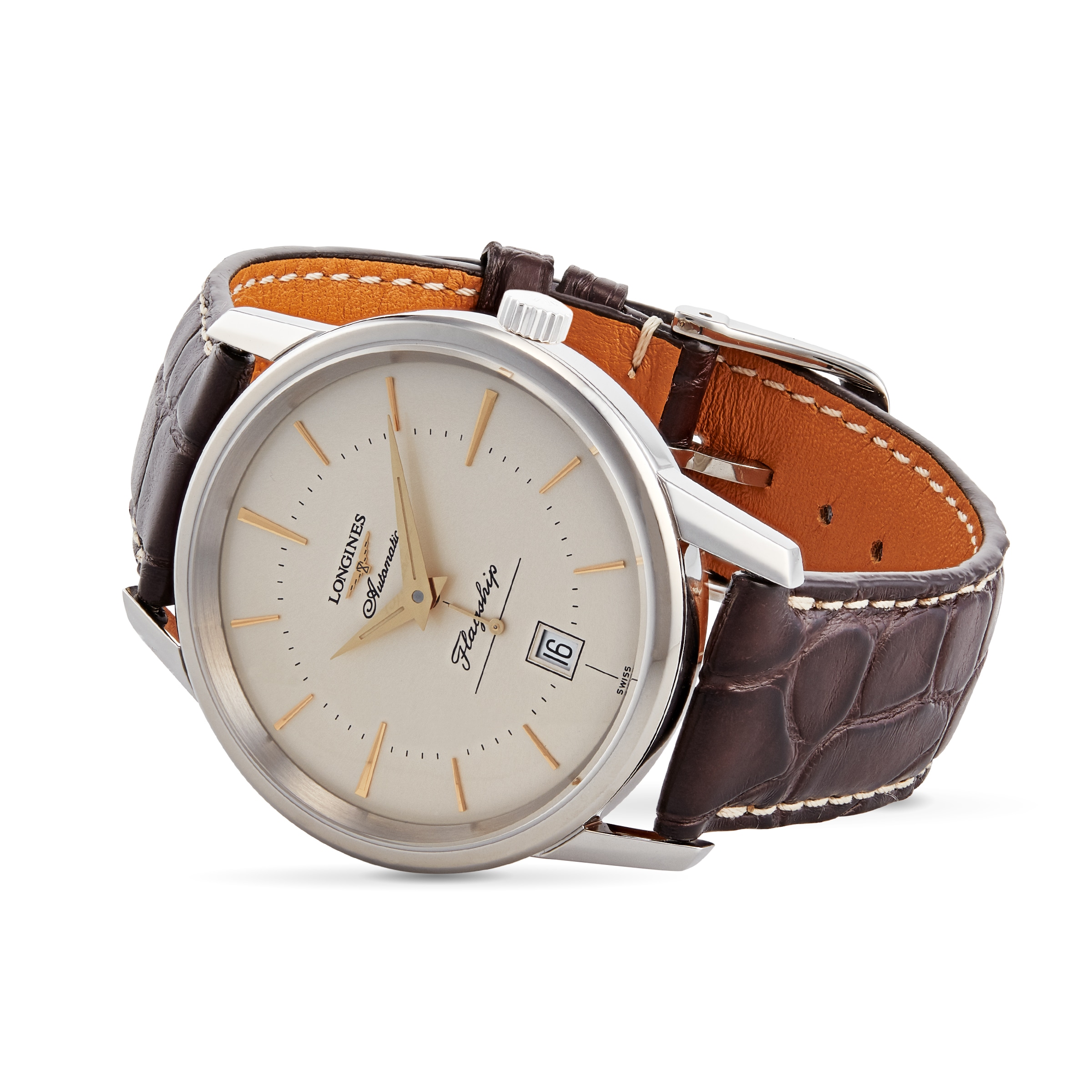 Longines Heritage L47954782 | 38.5mm Automatic Cream Dial | Stainless Steel - Image 3