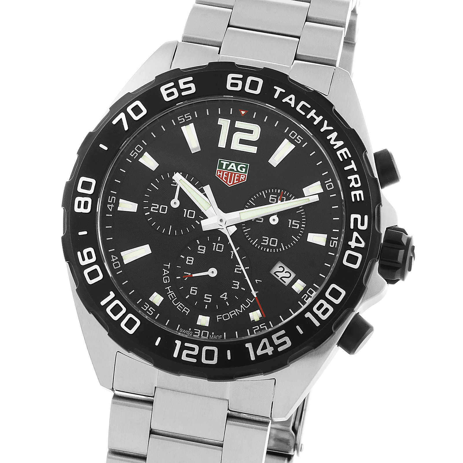 TAG Heuer Formula 1 CAZ1010 Quartz Watch - 43mm Black Dial - Stainless Steel - Image 3