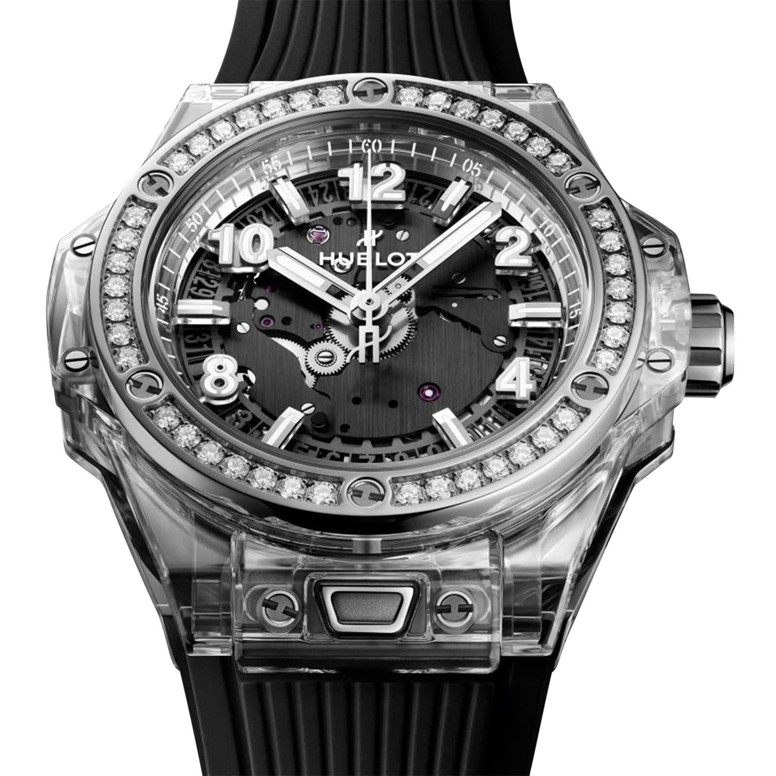 Hublot Big Bang 465.JX Sapphire Skeleton | 39mm Automatic | Diamond Bezel - Image 3