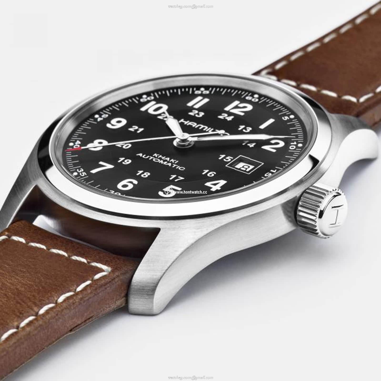 Hamilton Khaki Field H70555533 Automatic Black - 42mm Stainless Steel - Image 2
