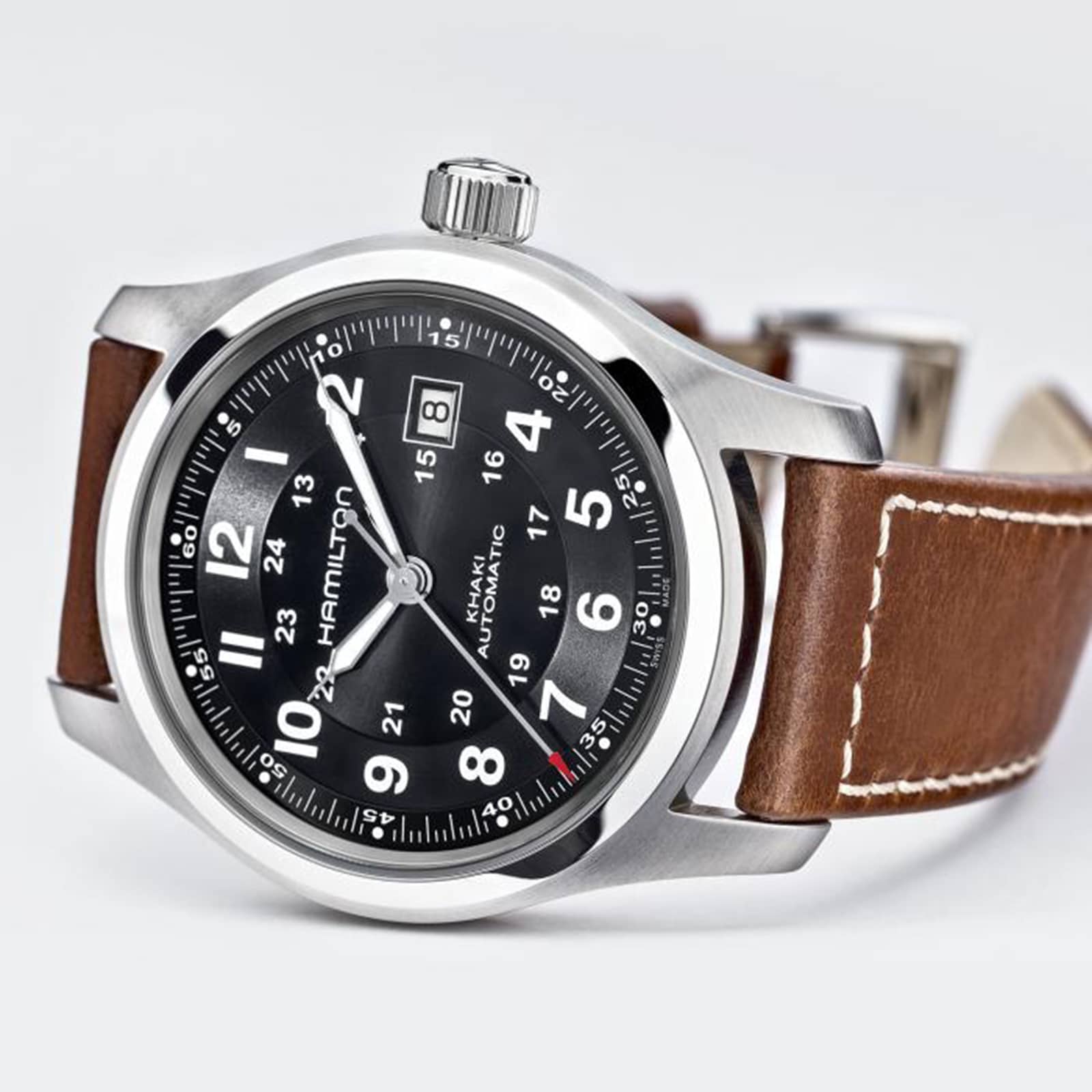 Hamilton Khaki Field H70555533 Automatic Black - 42mm Stainless Steel - Image 3