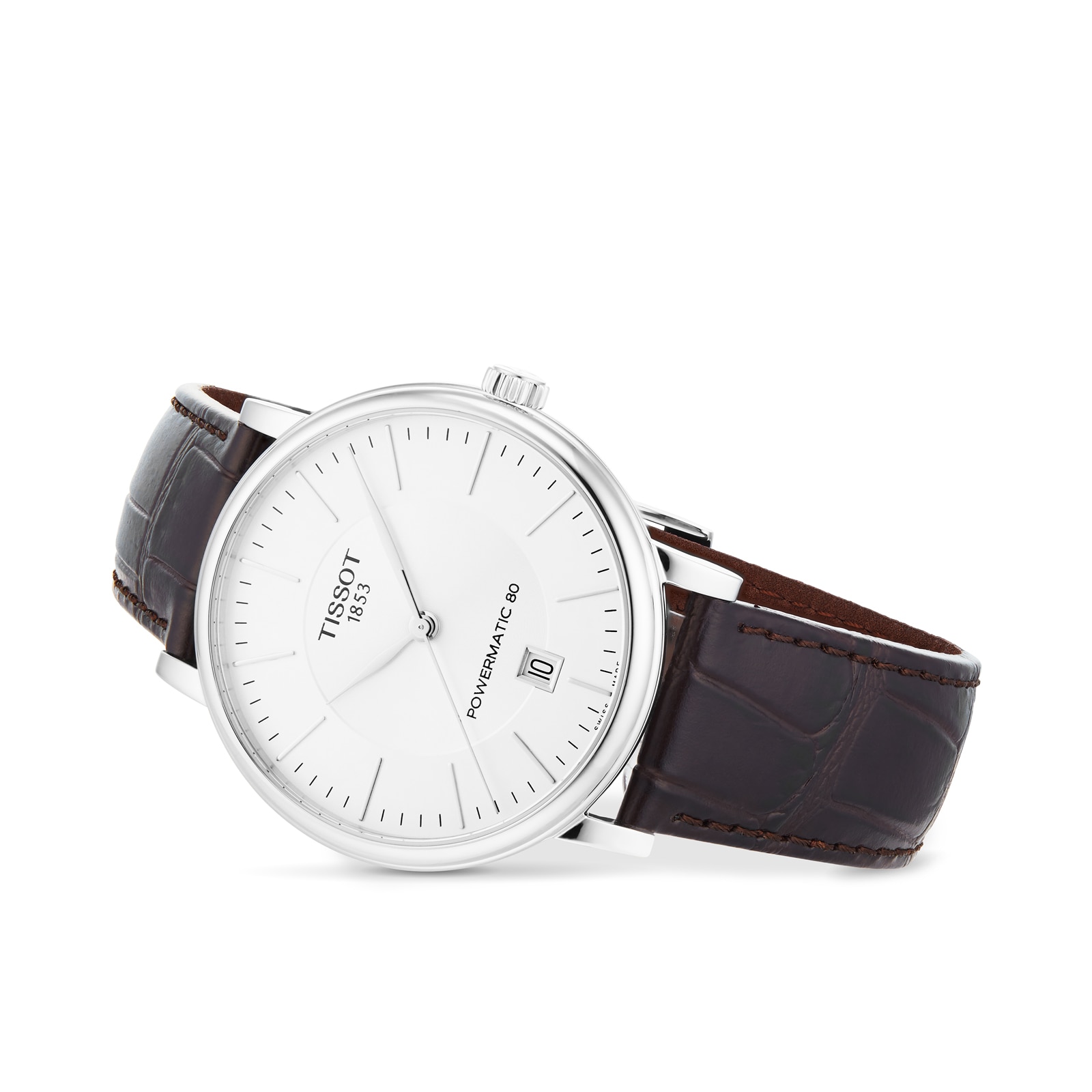 Tissot T-Classic Automatic Watch - 40mm Stainless Steel Silver Dial - Image 4