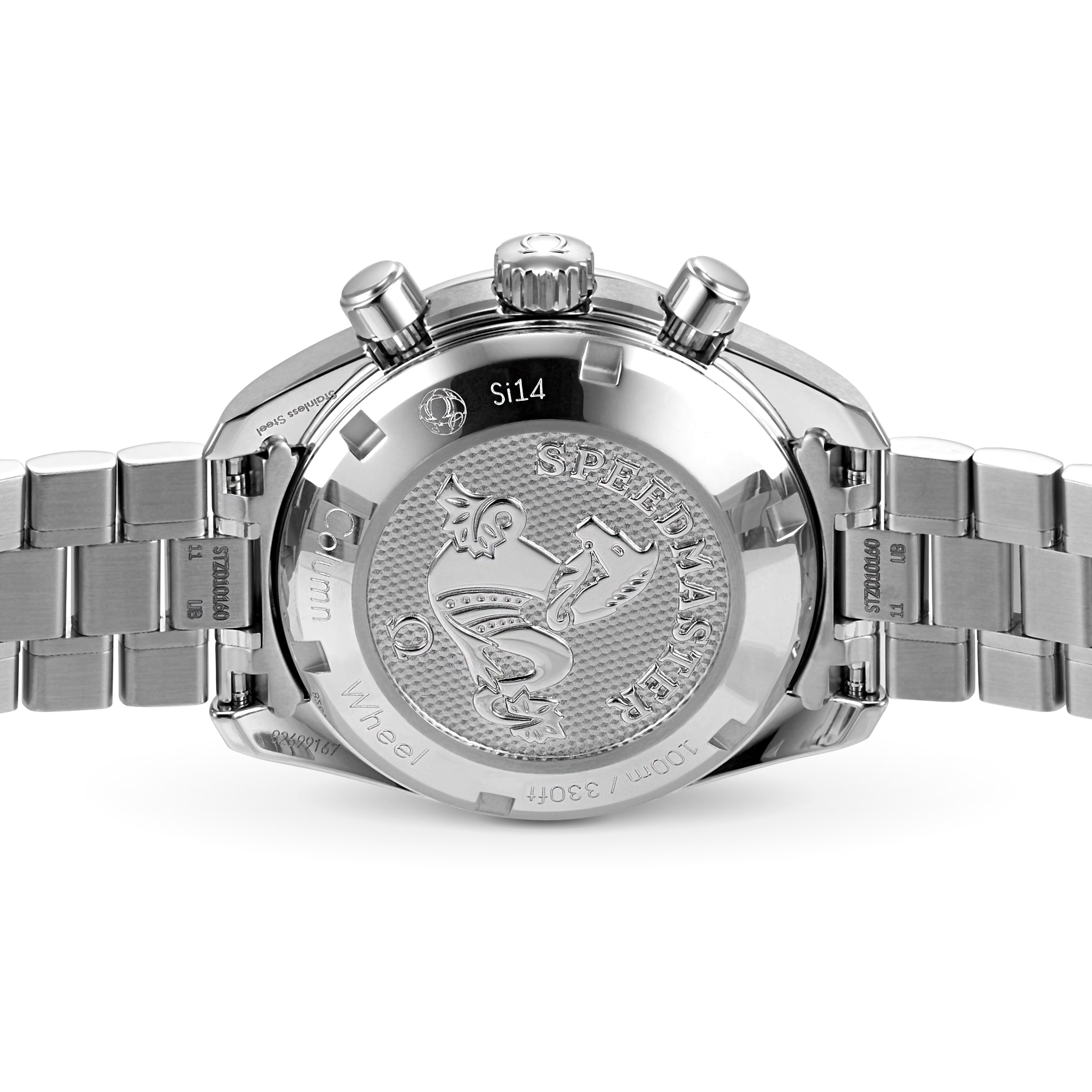 Omega Speedmaster 38mm Automatic Black Dial - Stainless Steel Watch - Image 4