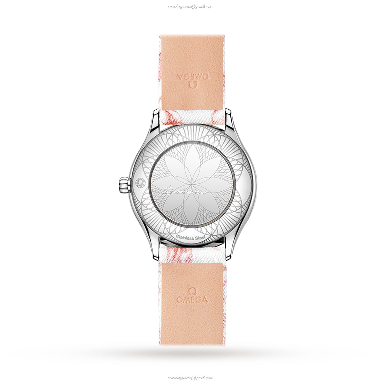 Omega De Ville Tresor 26mm Stainless Steel Quartz Watch - White Dial & Fabric Strap - Image 2