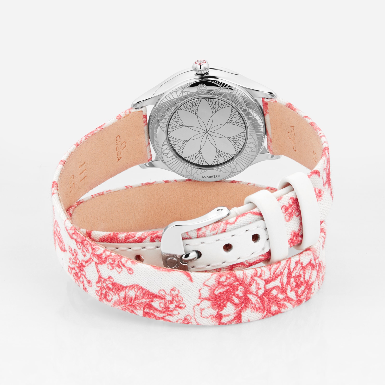 Omega De Ville Tresor 26mm Stainless Steel Quartz Watch - White Dial & Fabric Strap - Image 4