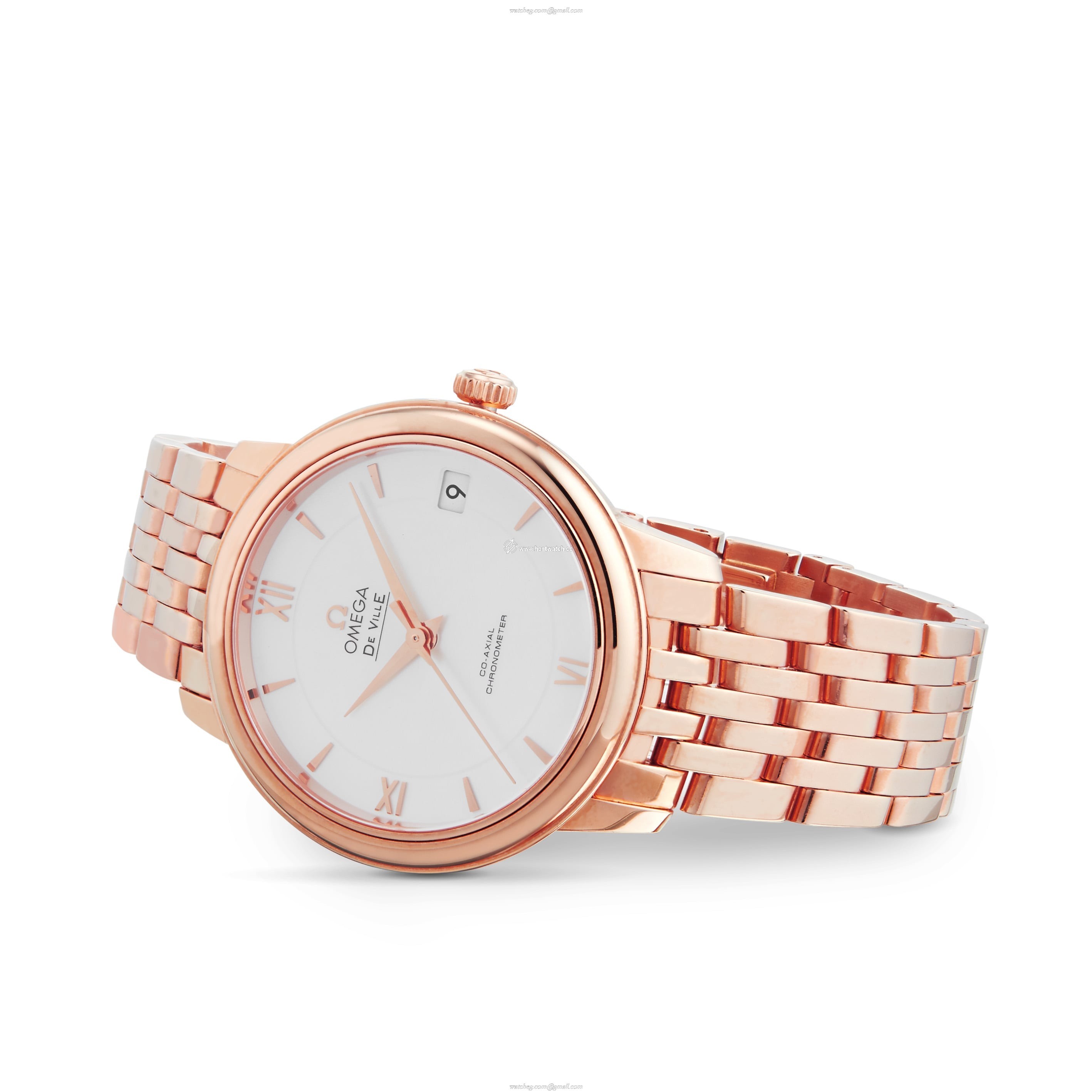 Omega De Ville 32.7mm Rose Gold Automatic Watch - Mother of Pearl Dial - Image 2
