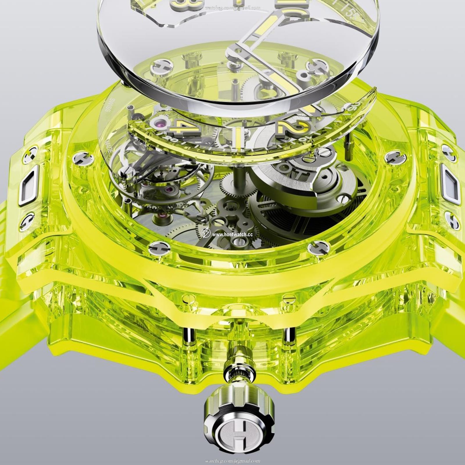 Hublot Big Bang 429.JY.0120.RT | 44mm Sapphire Skeleton Automatic Watch - Image 2
