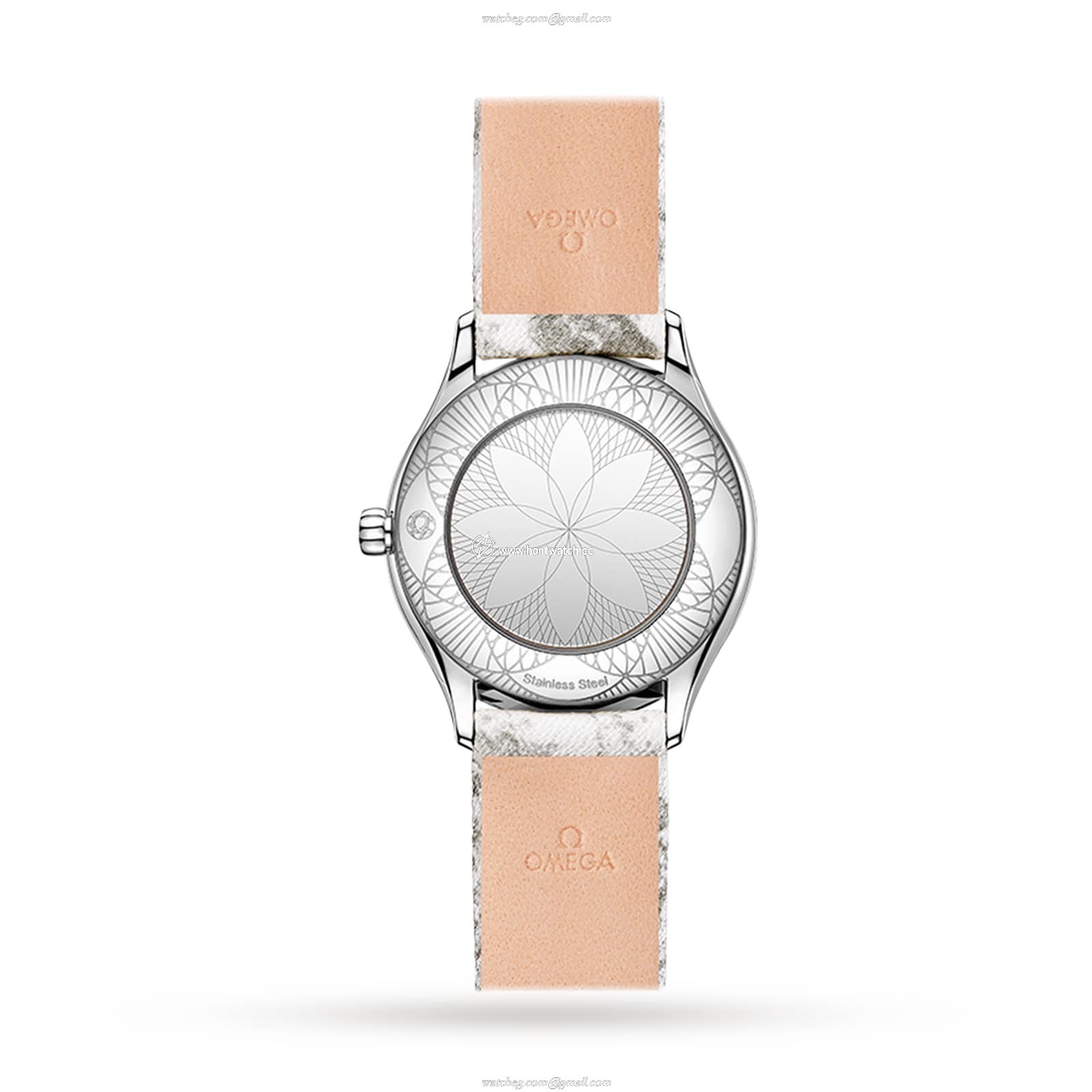 Omega De Ville 26mm Stainless Steel Quartz Watch - White Dial & Roman Numerals - Image 2