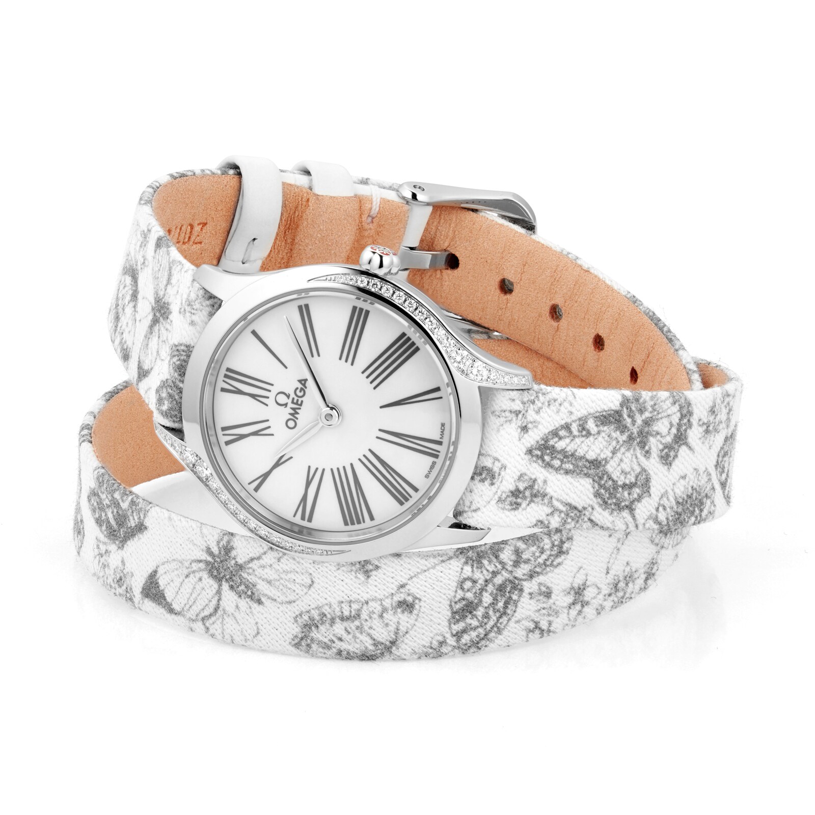 Omega De Ville 26mm Stainless Steel Quartz Watch - White Dial & Roman Numerals - Image 3
