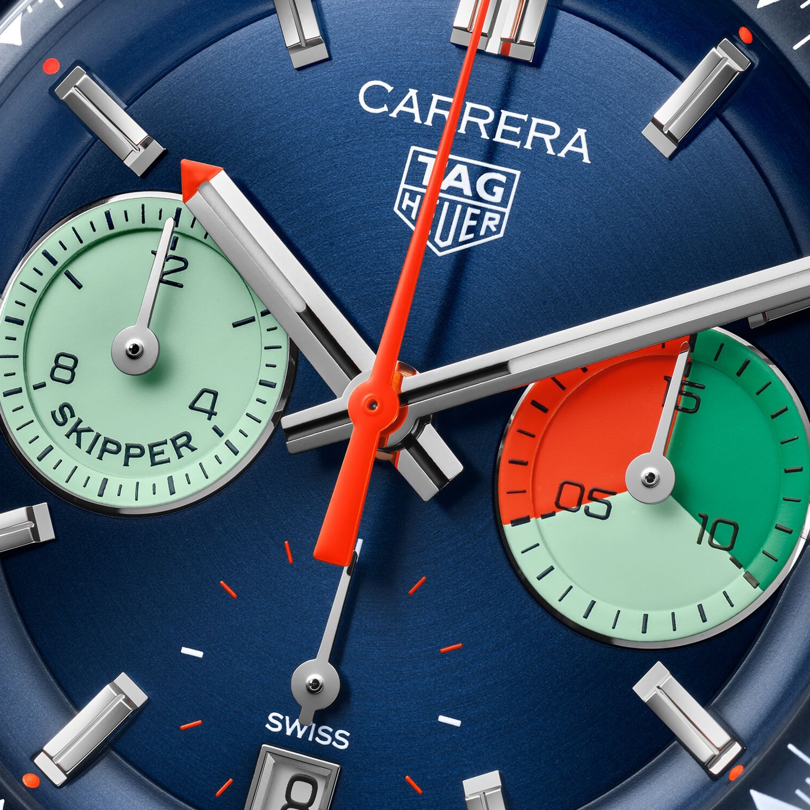 TAG Heuer Carrera Skipper Automatic Blue Dial 39mm Stainless Steel Watch - Image 3