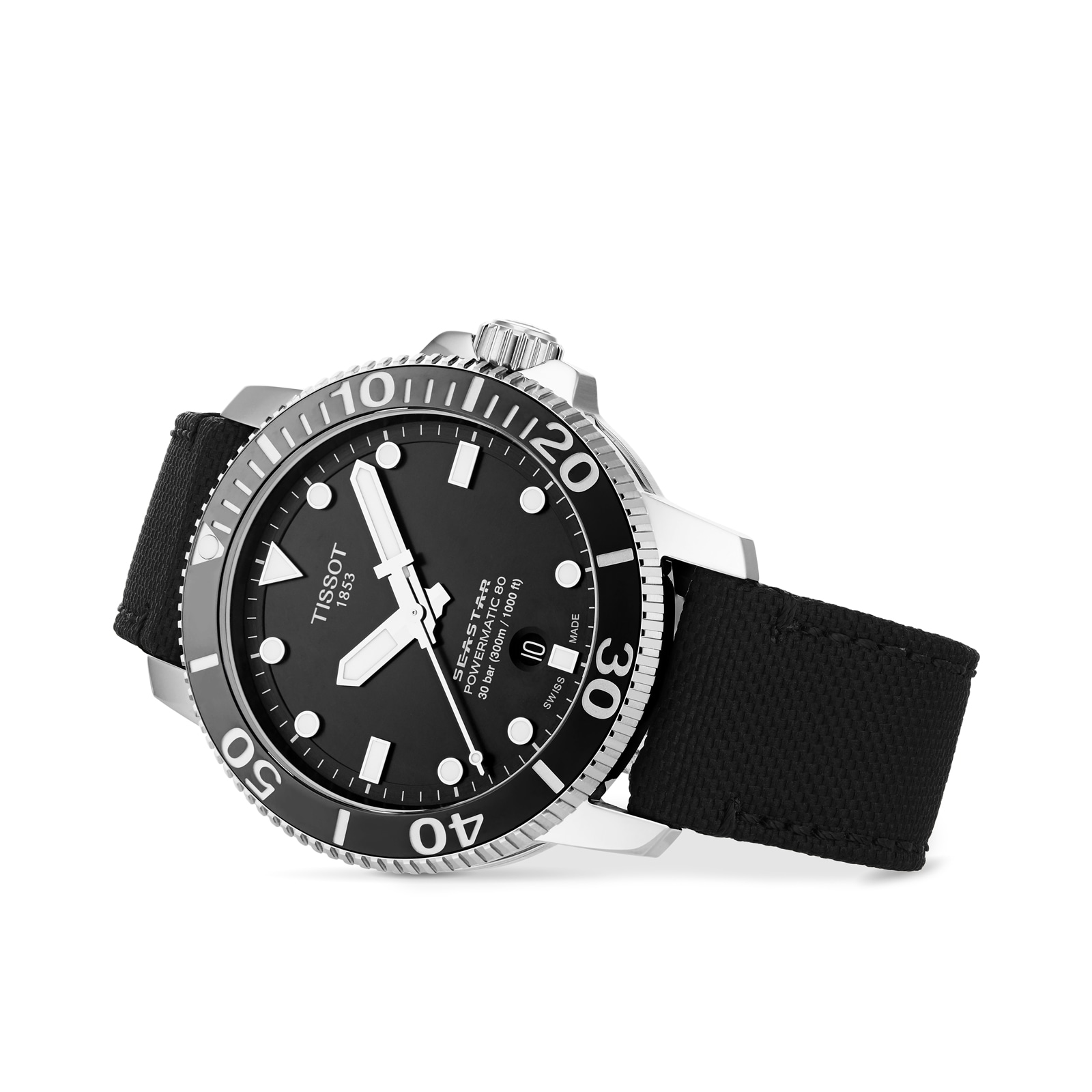 Tissot T-Sport Seastar Automatic Watch - 43mm Black Dial - 300m Water Resistant - Image 4