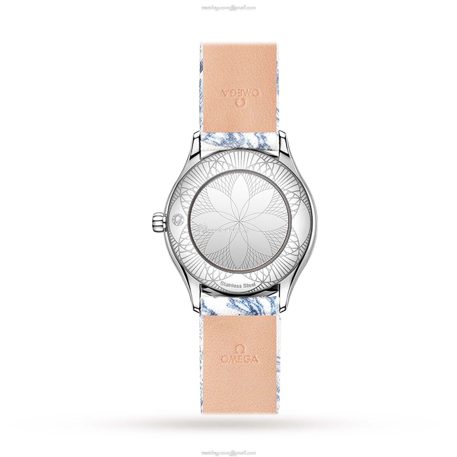 Omega De Ville Tresor 26mm Stainless Steel Quartz Watch - White Dial & Fabric Strap - Image 2