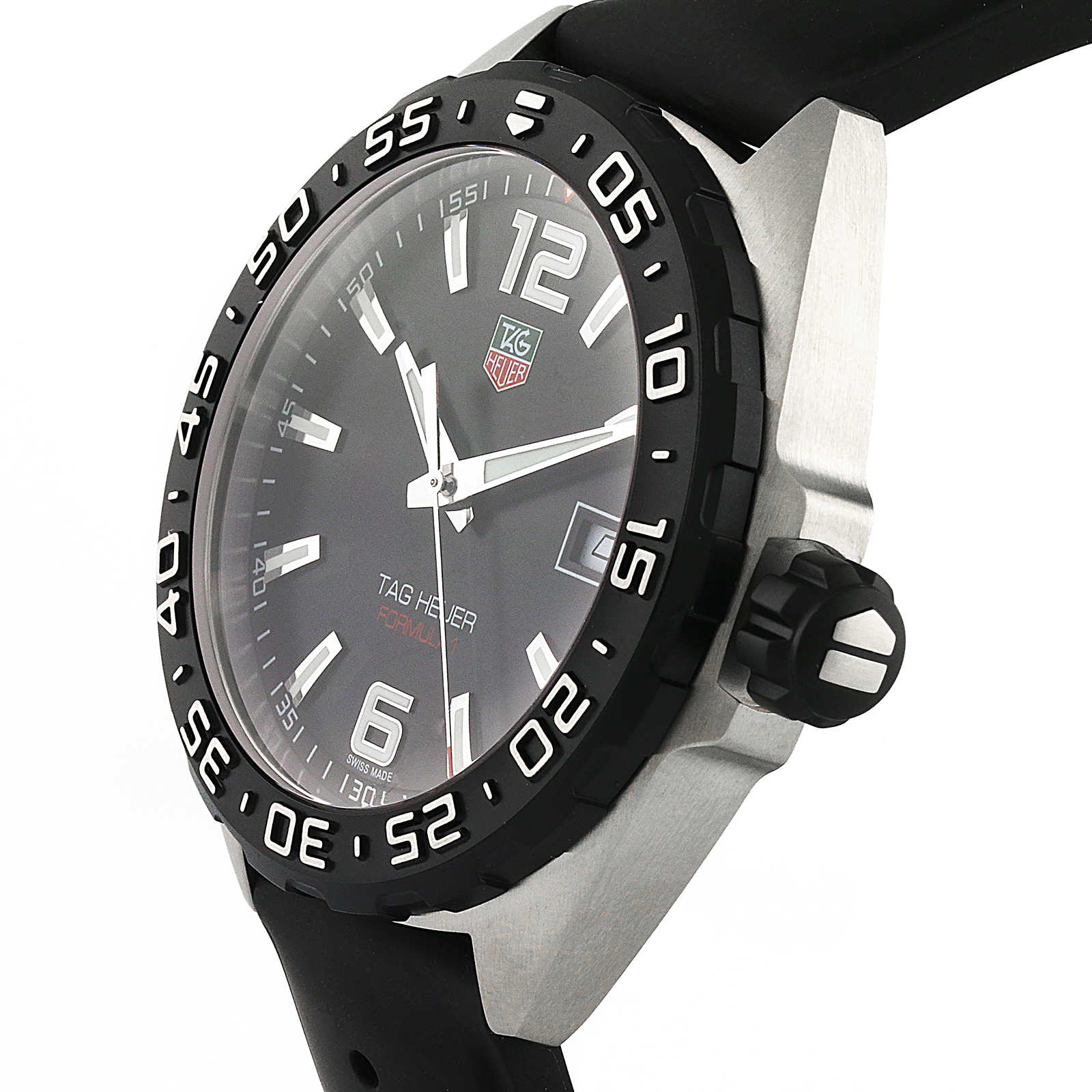TAG Heuer Formula 1 WAZ1110 Quartz Watch - 41mm Black Dial - Stainless Steel - Image 3