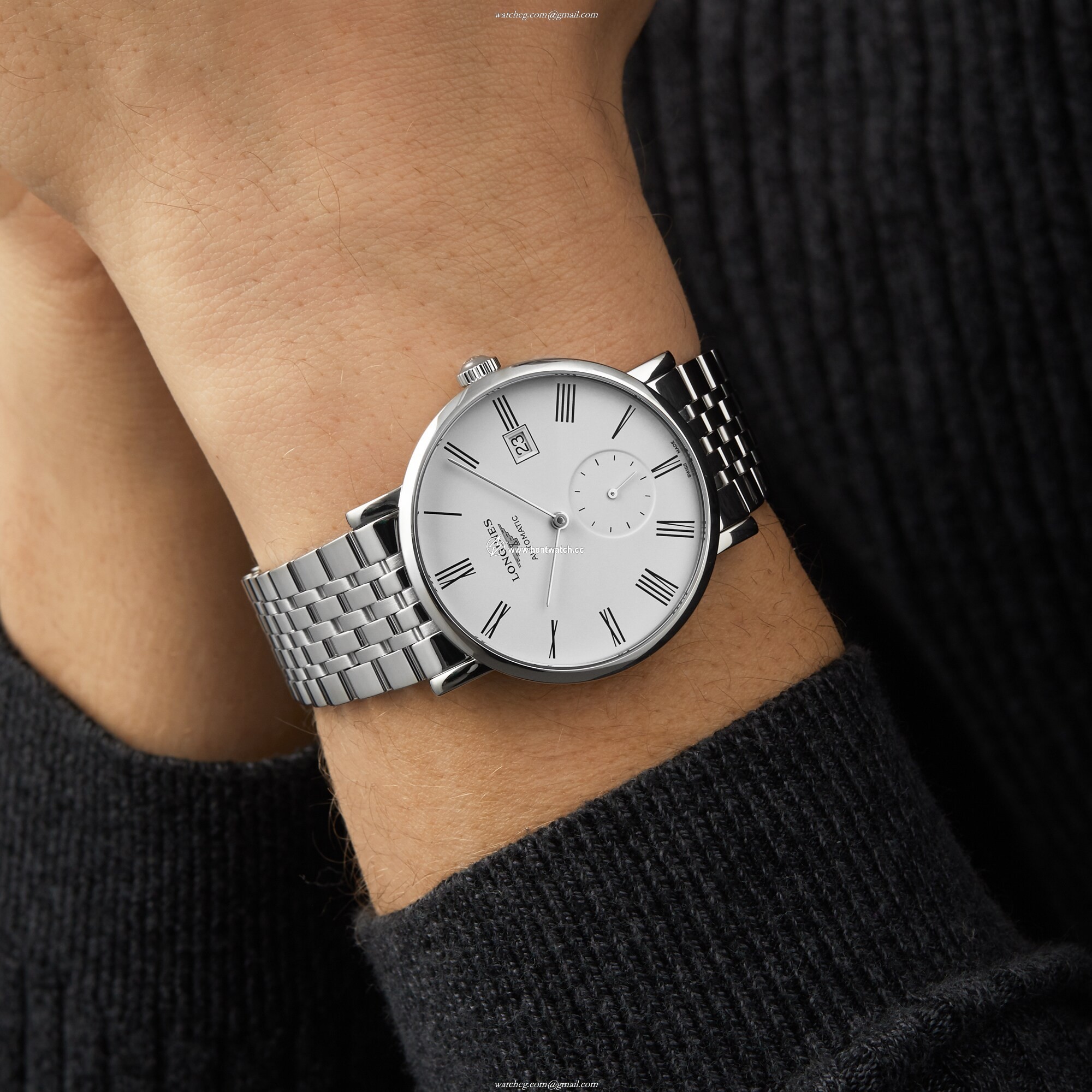 Longines Elegant Collection L48124116 - 39mm Automatic Watch - White Dial - Image 2