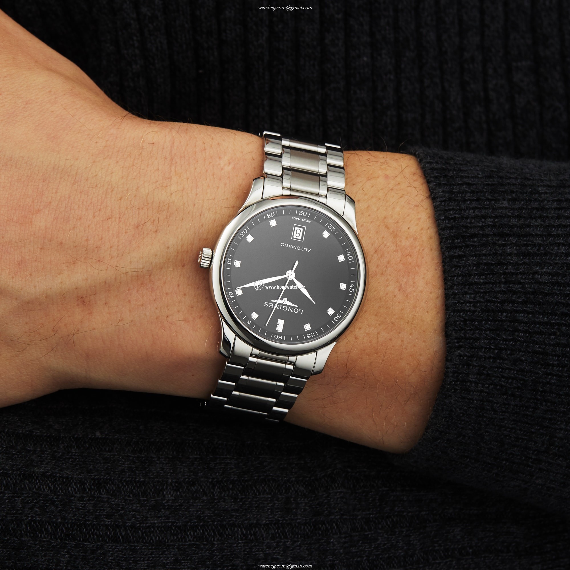 Longines Master Collection Automatic Watch - Black Dial | 38.5mm Stainless Steel - Image 2