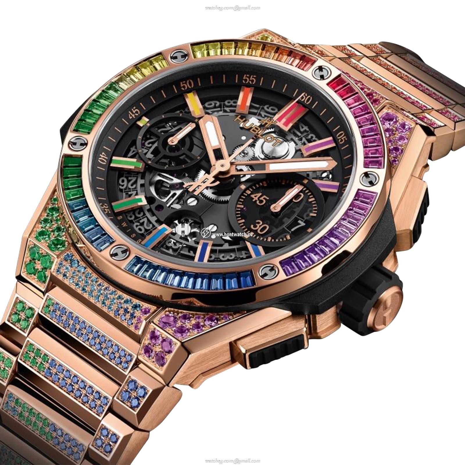 Hublot Big Bang 18ct Rose Gold Automatic Skeleton Replica - 42mm - Image 2