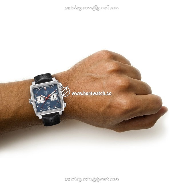 TAG Heuer Monaco CAW211P.FC6356 Automatic Blue Dial - 39mm Stainless Steel - Image 2