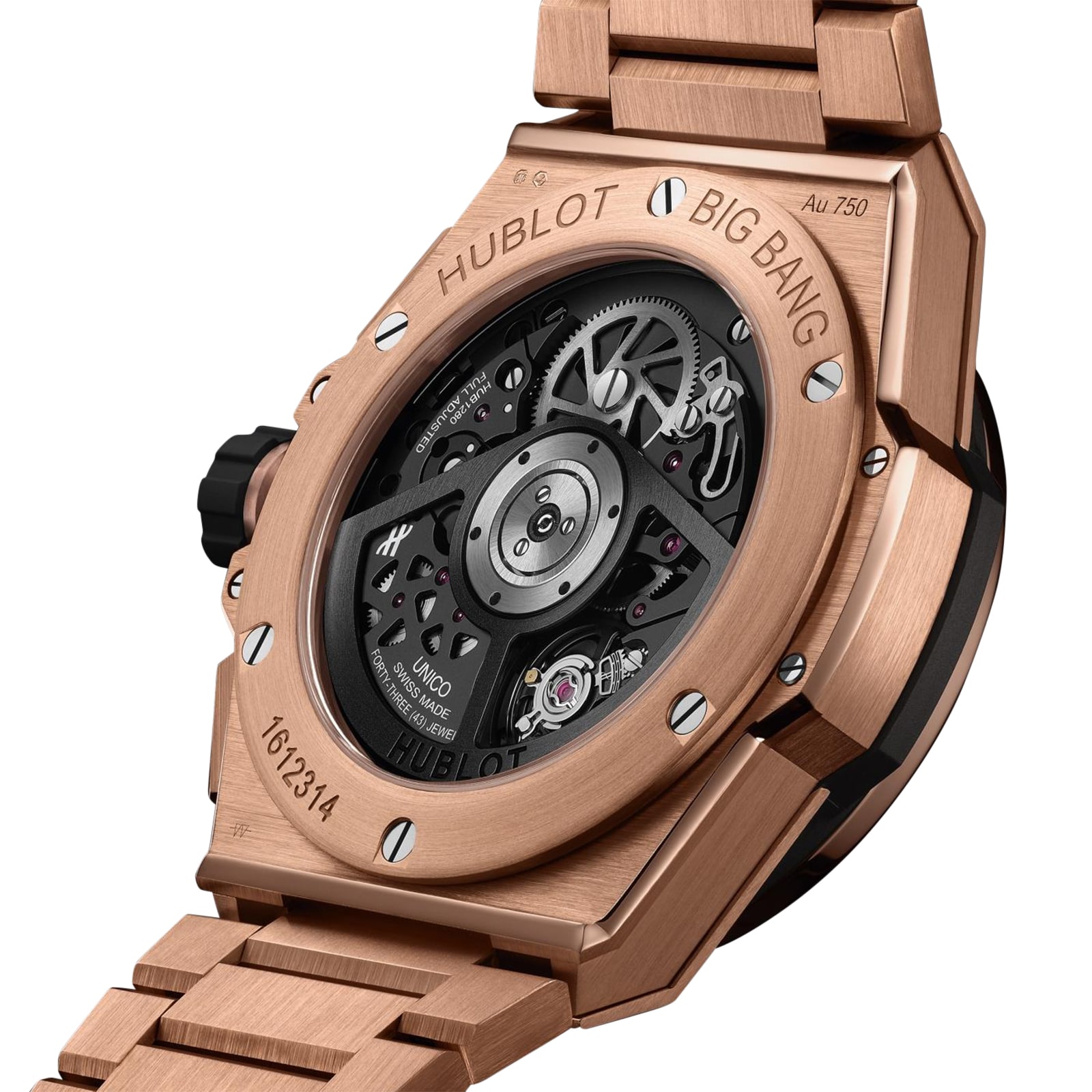 Hublot Big Bang 18ct Rose Gold Automatic Skeleton Replica - 42mm - Image 3