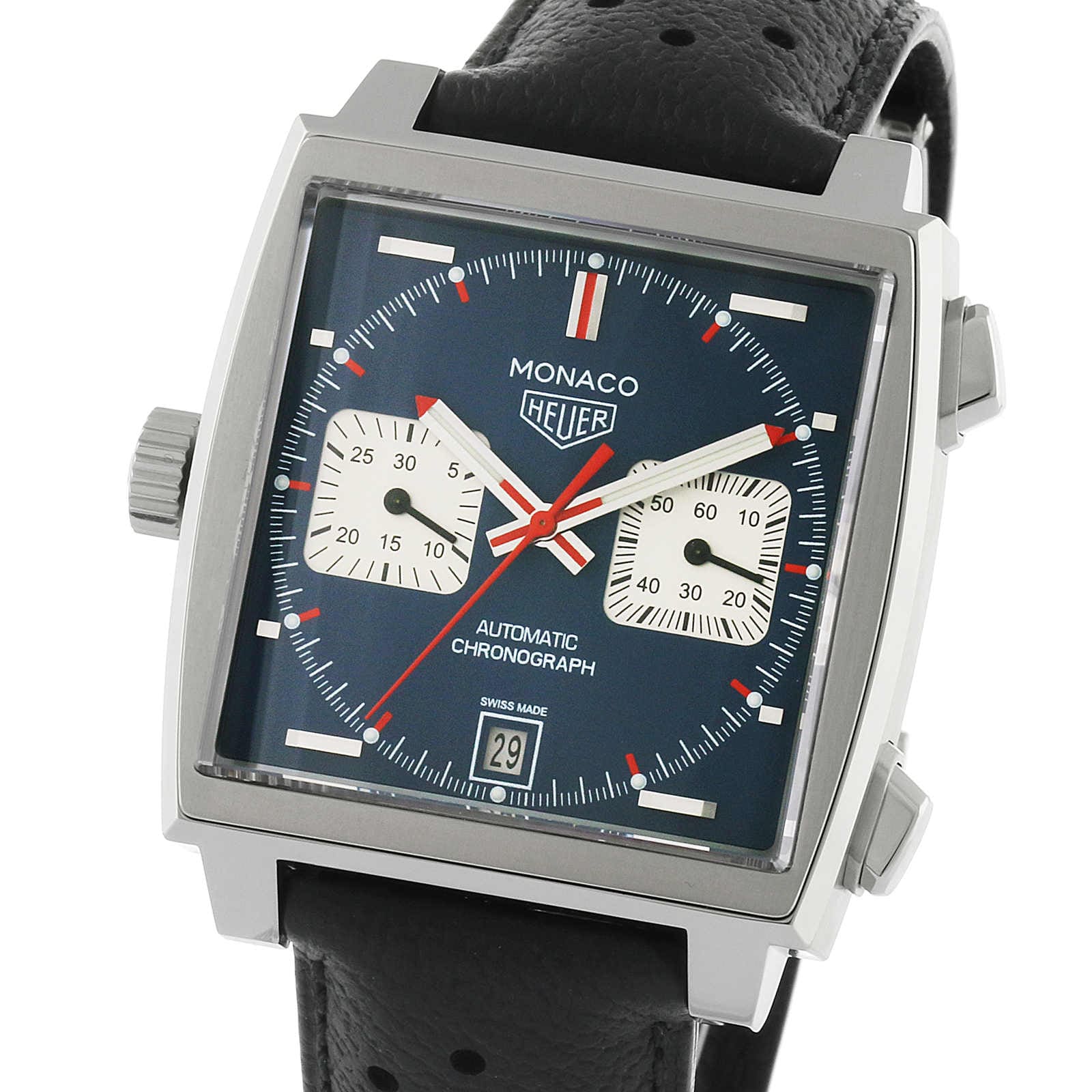 TAG Heuer Monaco CAW211P.FC6356 Automatic Blue Dial - 39mm Stainless Steel - Image 4