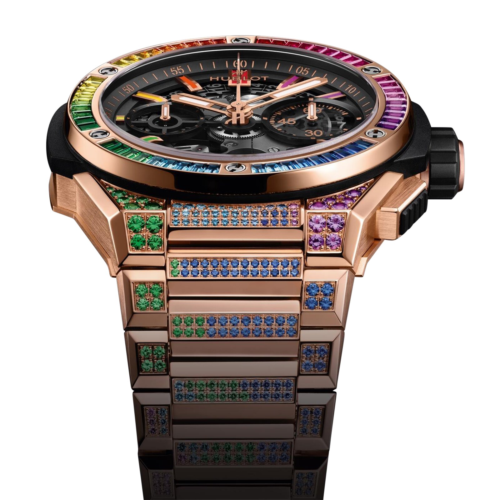 Hublot Big Bang 18ct Rose Gold Automatic Skeleton Replica - 42mm - Image 4