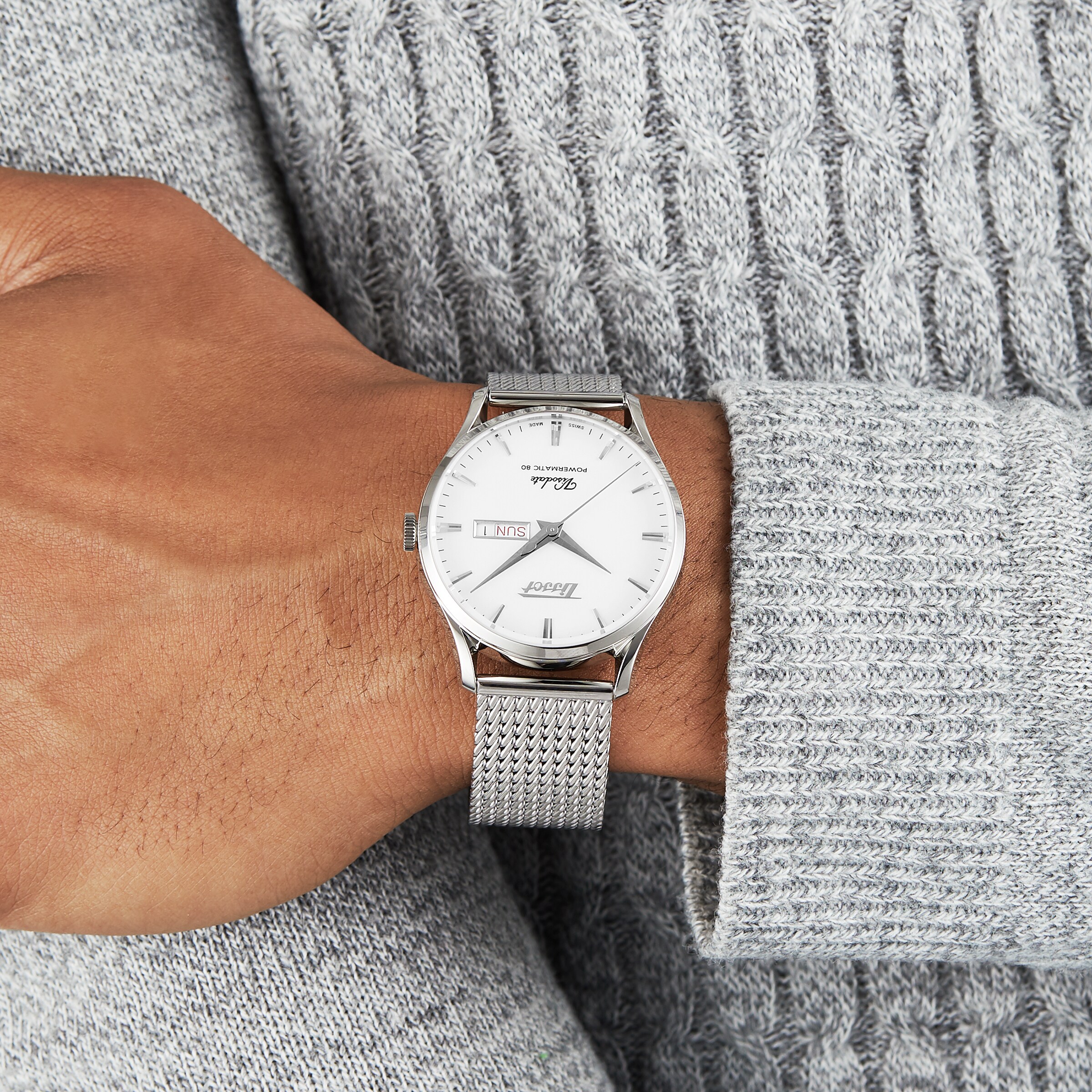 Tissot T-Heritage Automatic Watch - 42mm Stainless Steel - Silver Dial - Image 3