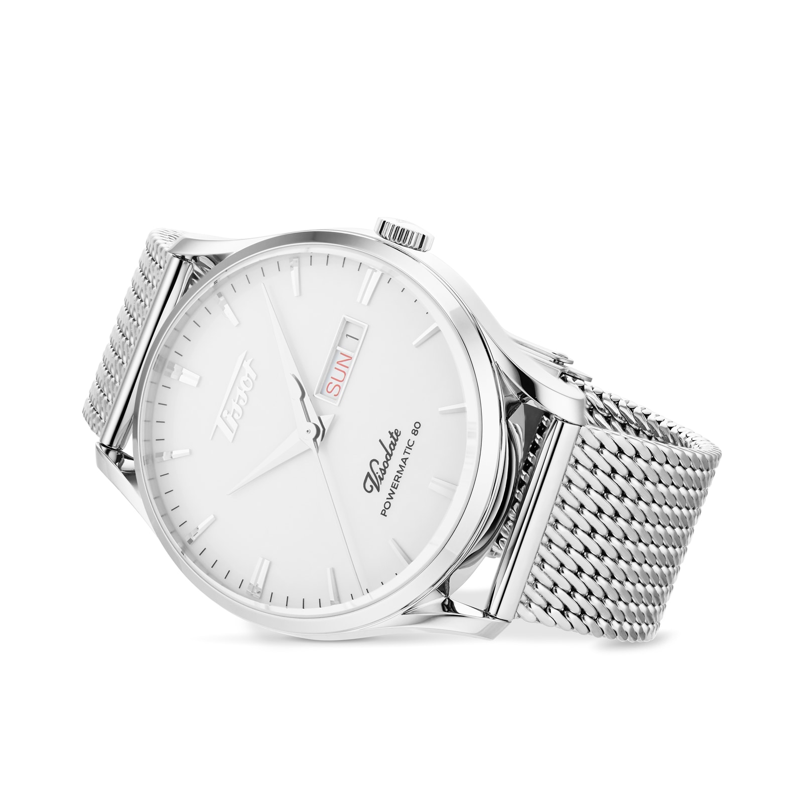 Tissot T-Heritage Automatic Watch - 42mm Stainless Steel - Silver Dial - Image 4