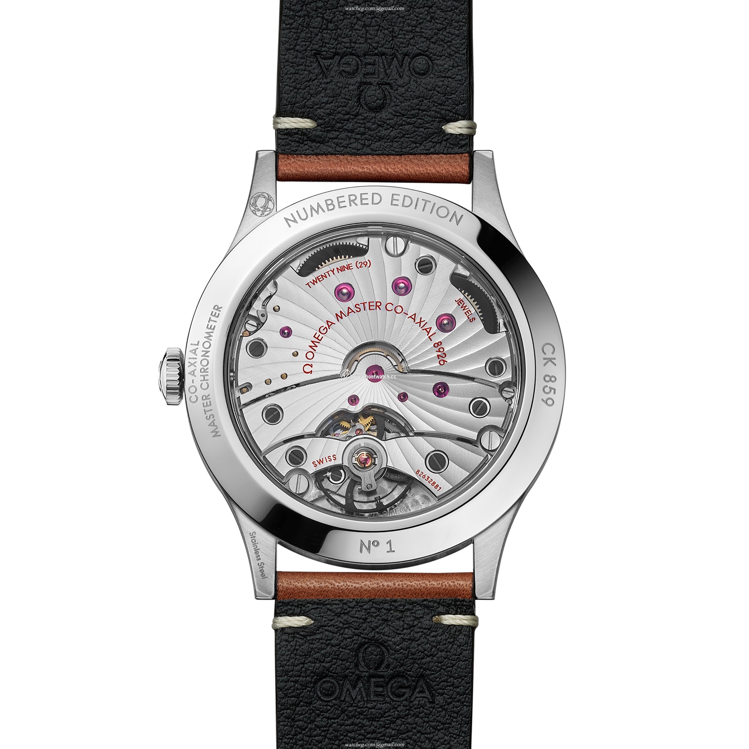 Omega CK 859 Automatic Silver Dial Watch - 39mm Stainless Steel - Image 2