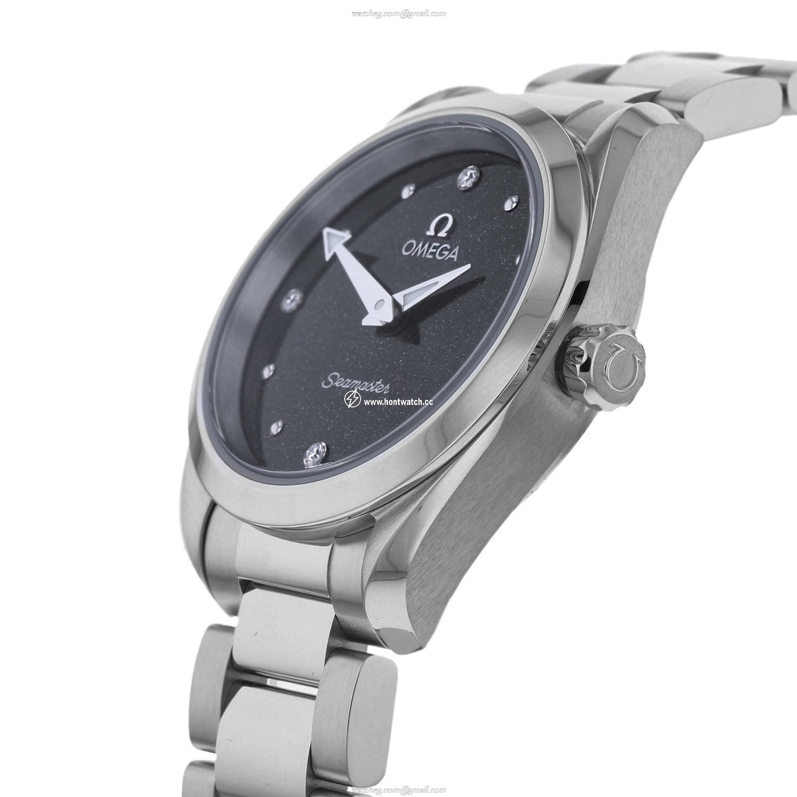 Omega Seamaster Aqua Terra 28mm Quartz Watch - Black Dial | Stainless Steel - Image 2