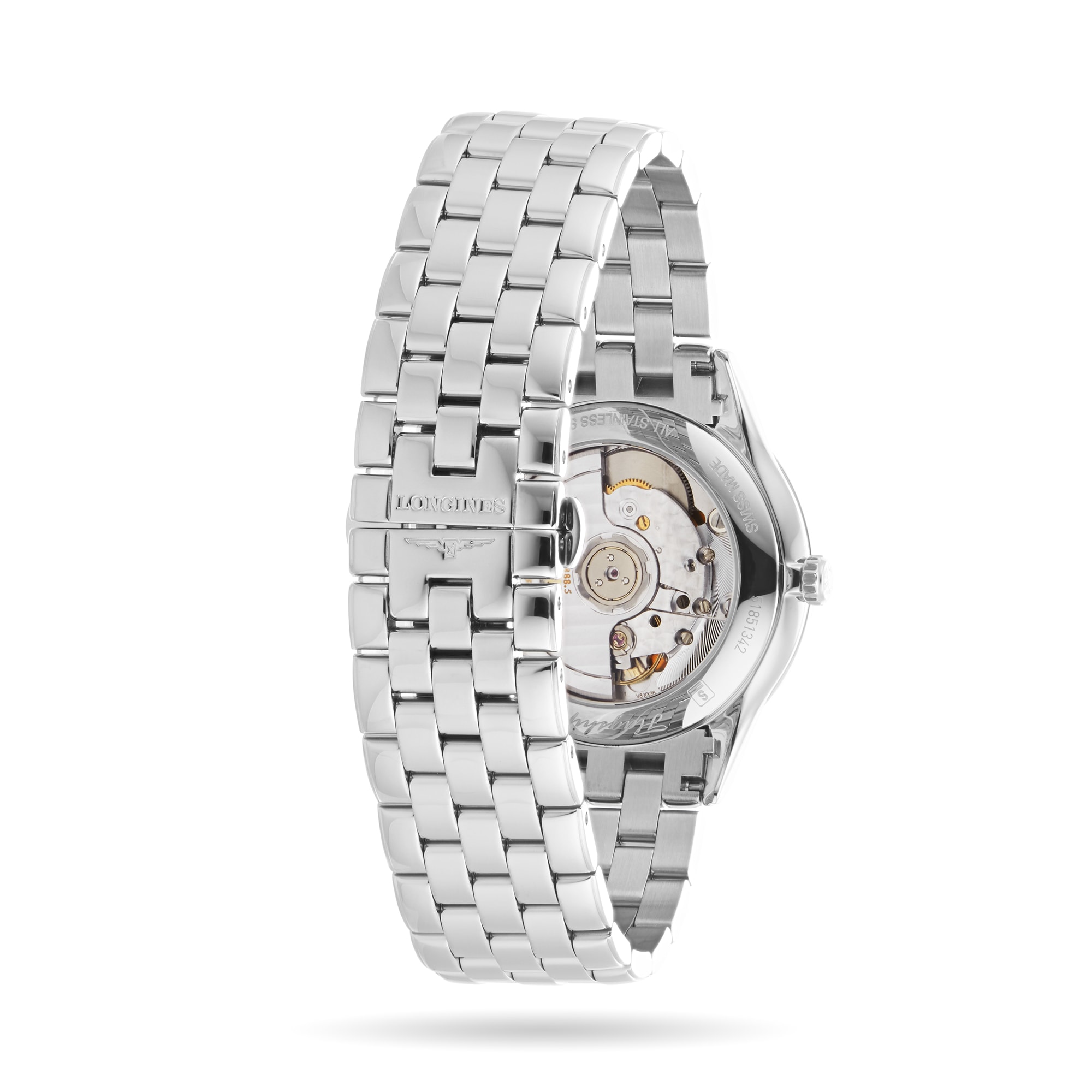 Longines Flagship L49744216 | 40mm Automatic Watch | Stainless Steel & Beige Dial - Image 4