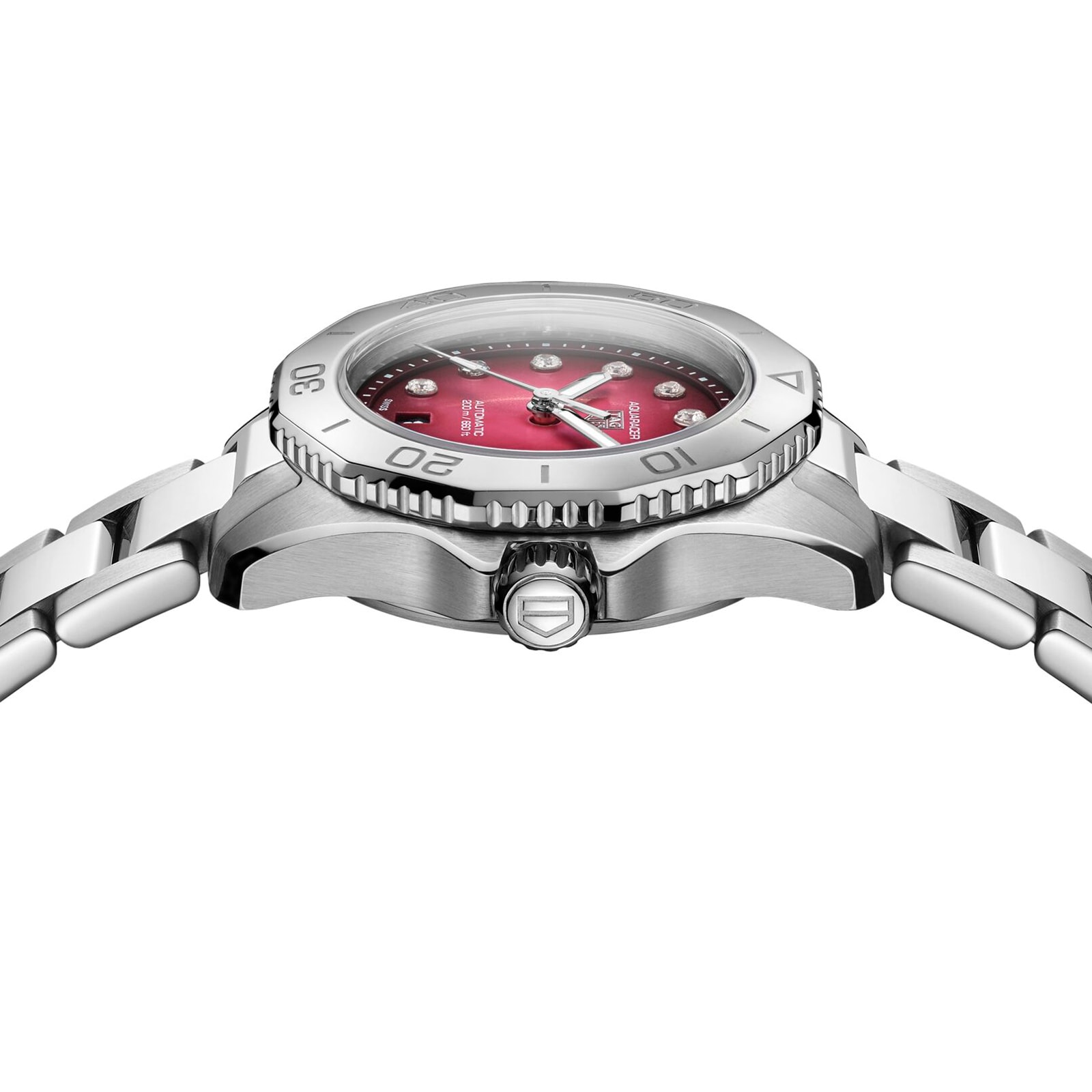 TAG Heuer Aquaracer WBP2414.BA0622 | 30mm Red Dial | Automatic Watch - Image 4
