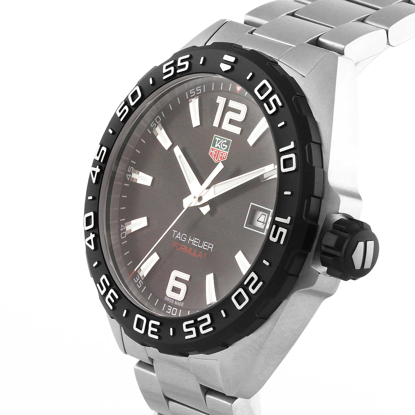 TAG Heuer Formula 1 WAZ1110 Quartz Watch - 41mm Black Dial - Stainless Steel - Image 3