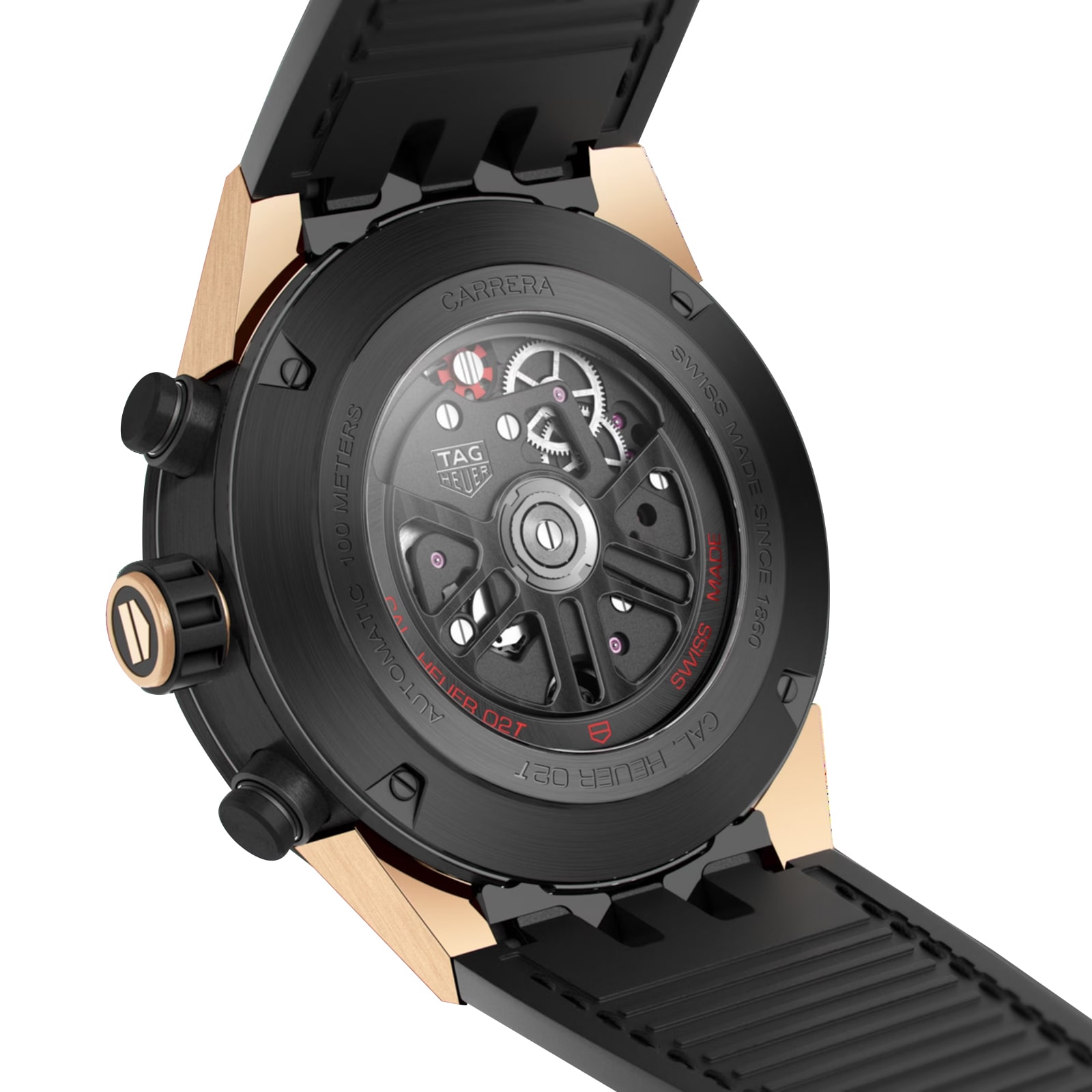 TAG Heuer Carrera CAR5A5U Chronograph Tourbillon - 45mm Titanium & Gold PVD - Image 4
